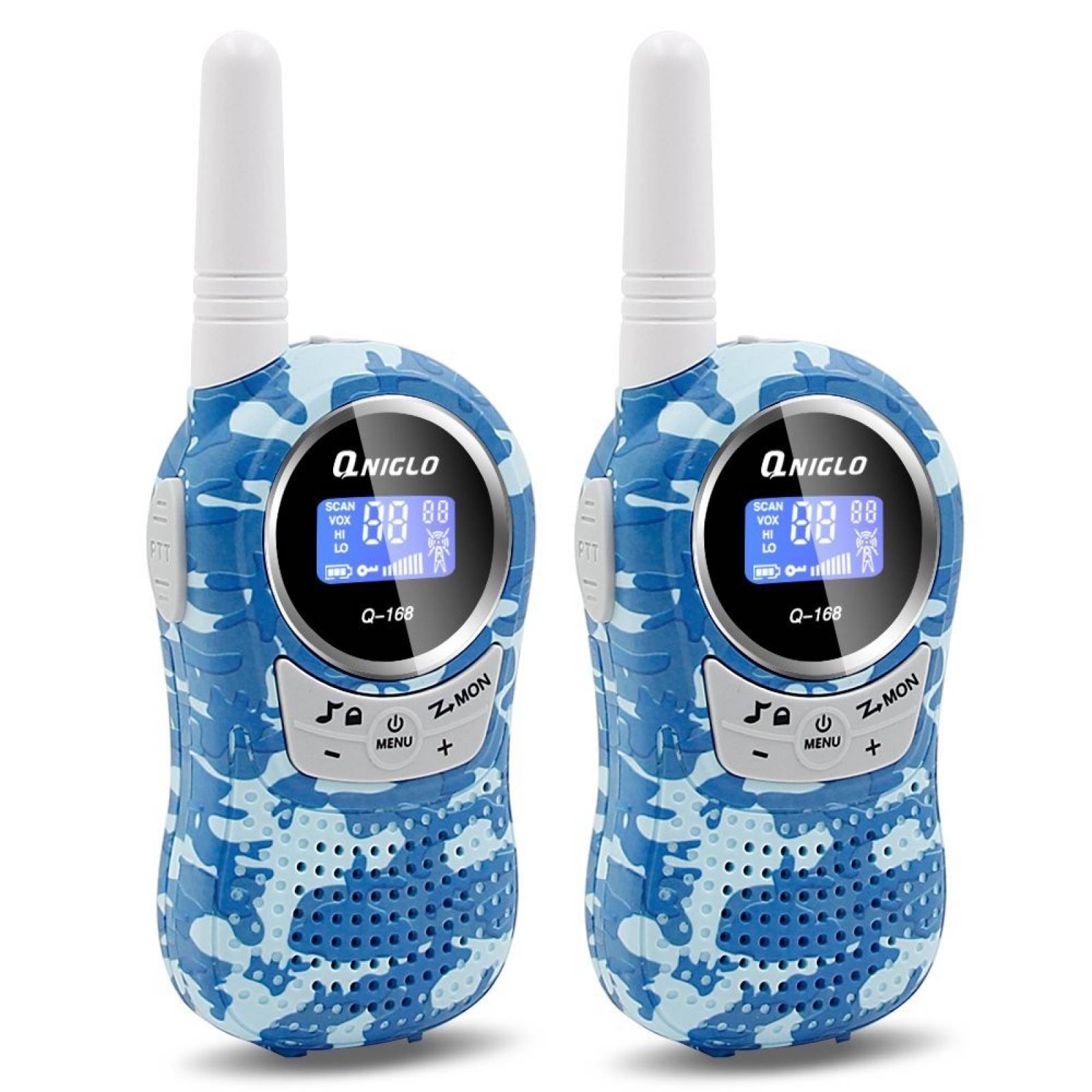 Walkie Talkies Para Niños Qniglo Radios 2 Vías Q168 L -azul