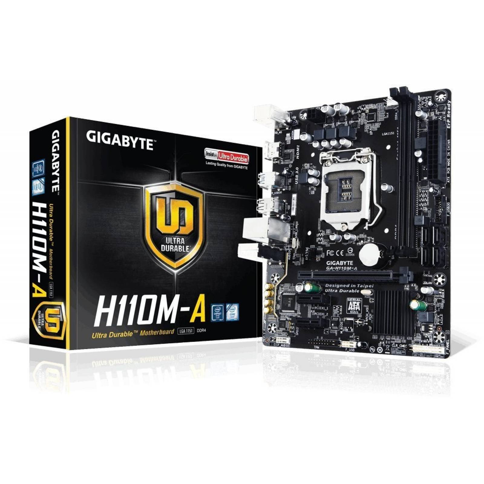 Tarjeta Madre Gigabyte Ga-h110m-a Lga1151 Intel H110