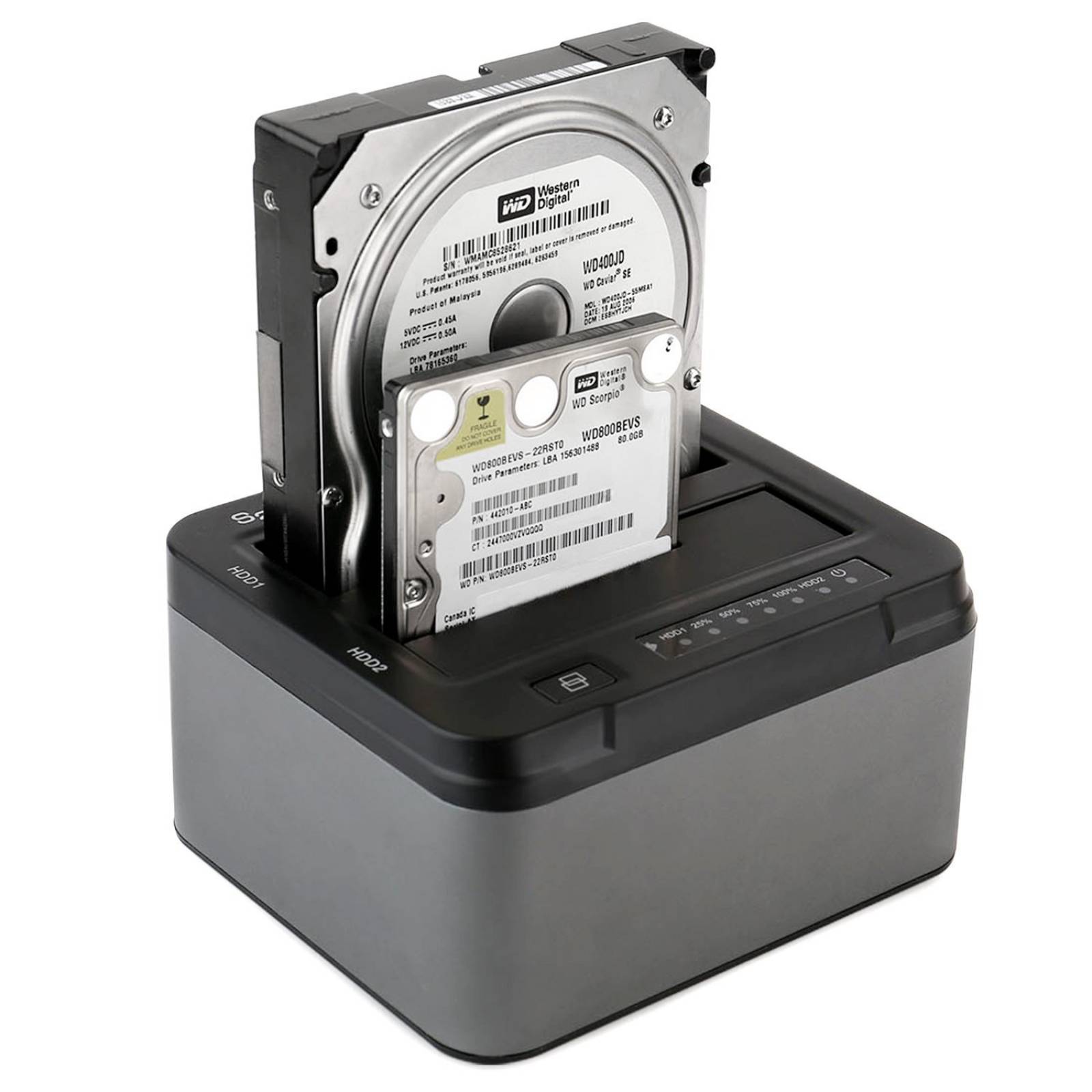 Adaptador Spinido Usb 3.0 A 2.5/3.5 Hdd Ssd Sata Dual