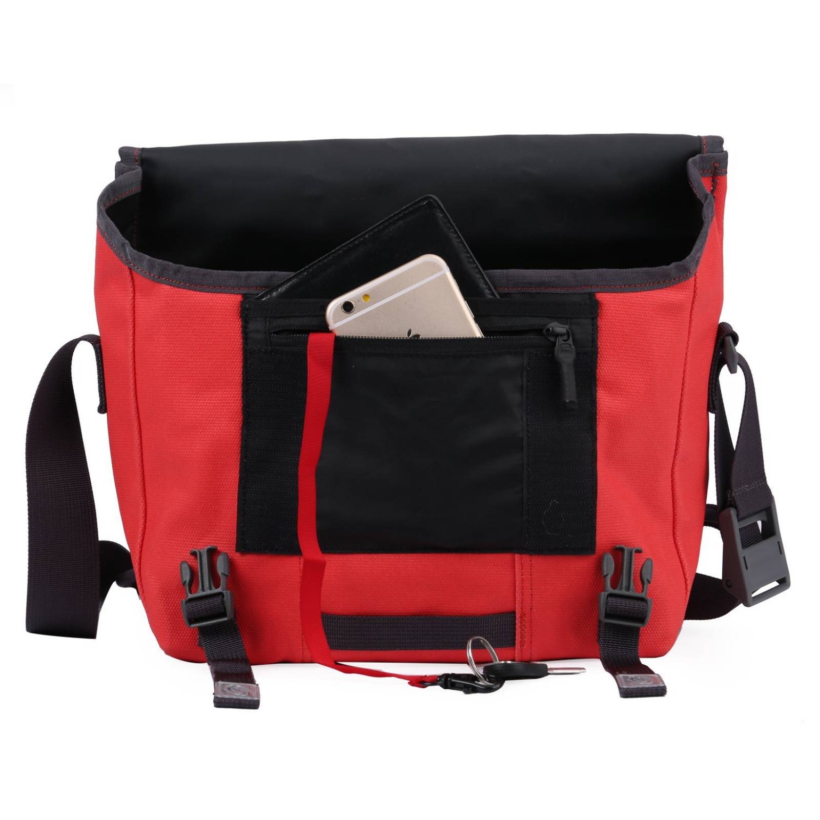 Bolso Mensajero Timbuk2 Clásico Resiste Agua Mediano -rojo