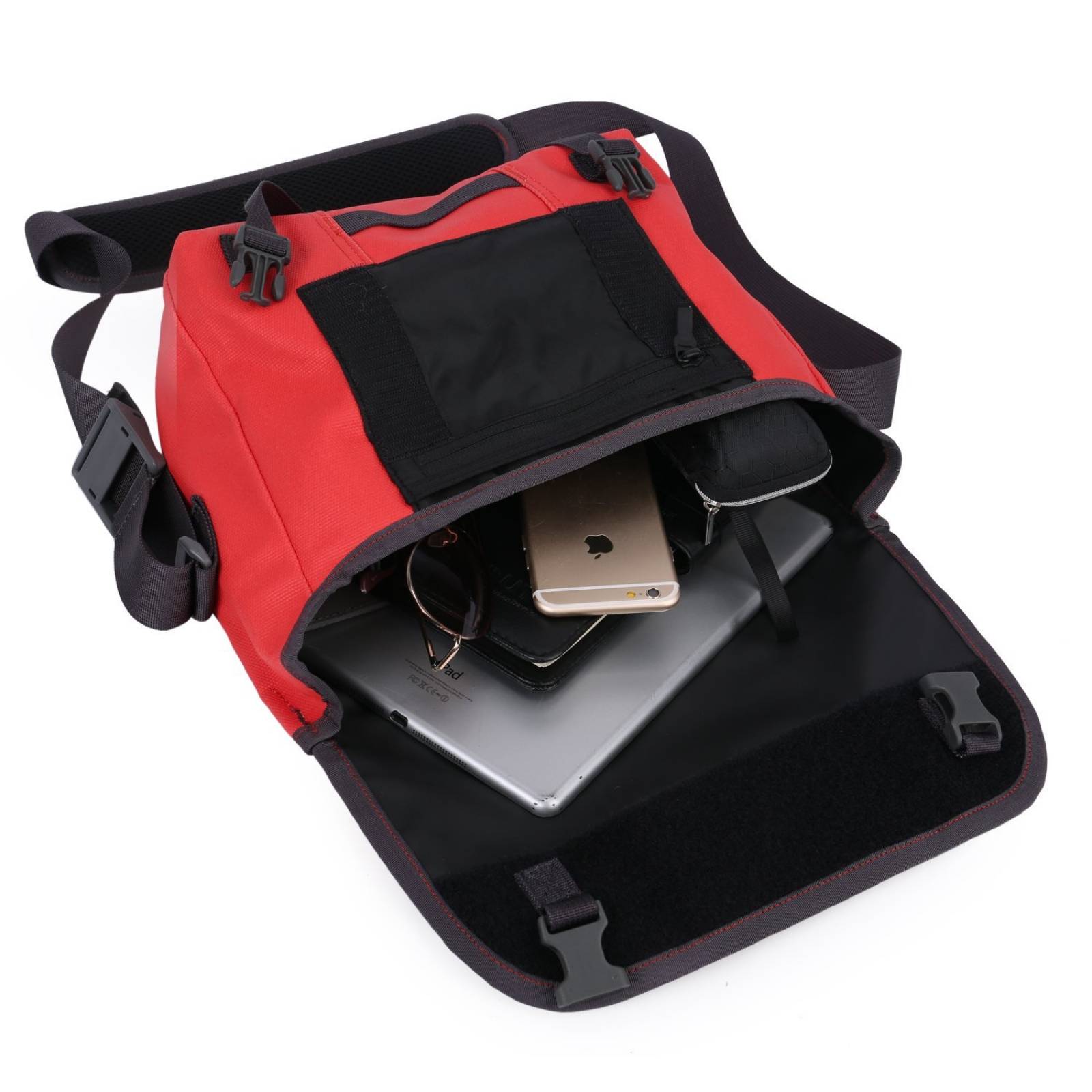 Bolso Mensajero Timbuk2 Clásico Resiste Agua Mediano -rojo