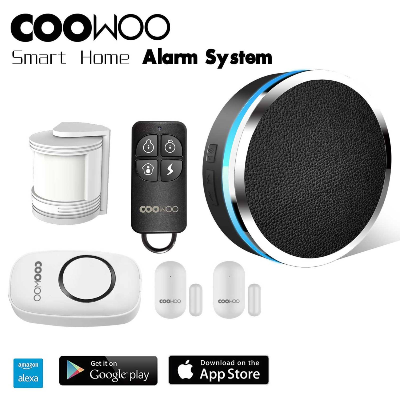 Sistema De Alarma Coowoo St30 Inteligente Para Android Ios