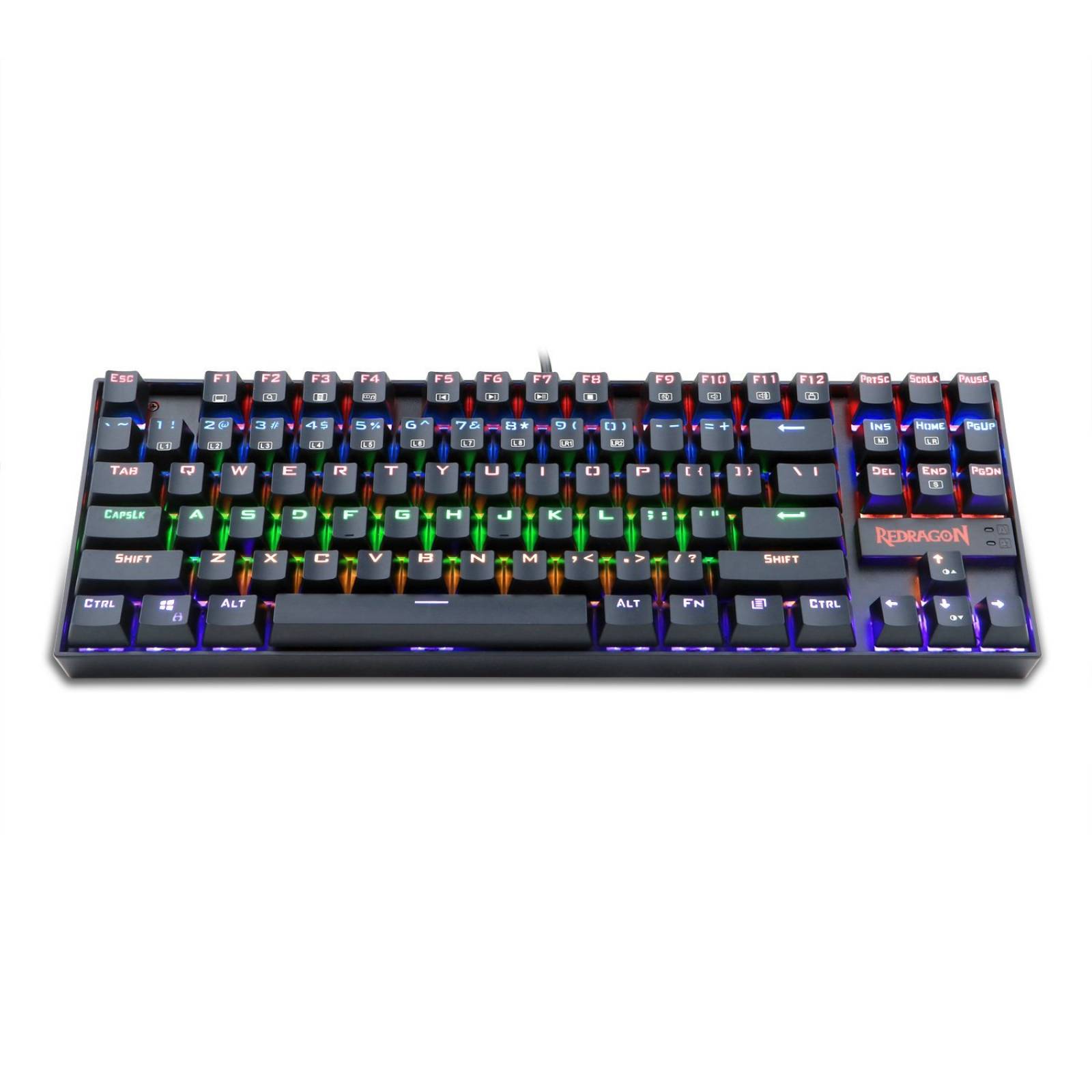 Teclado Gamer Redragon K522-r Mecánico Rgb Switch Azul -neg