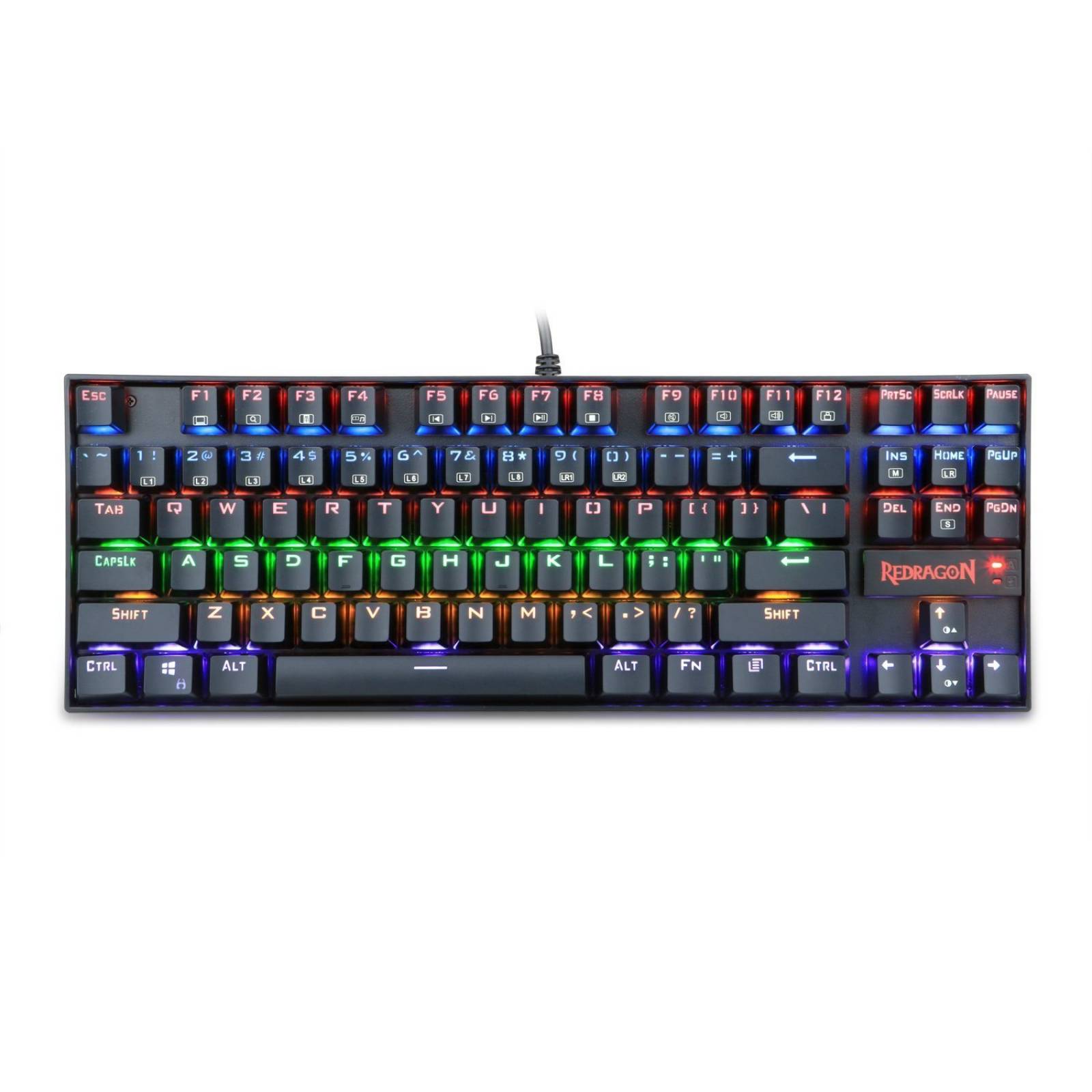 Teclado Gamer Redragon K522-r Mecánico Rgb Switch Azul -neg