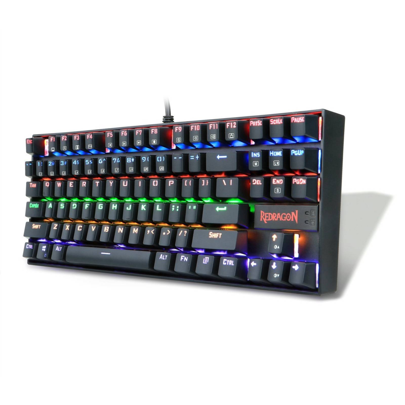 Teclado Gamer Redragon K522-r Mecánico Rgb Switch Azul -neg