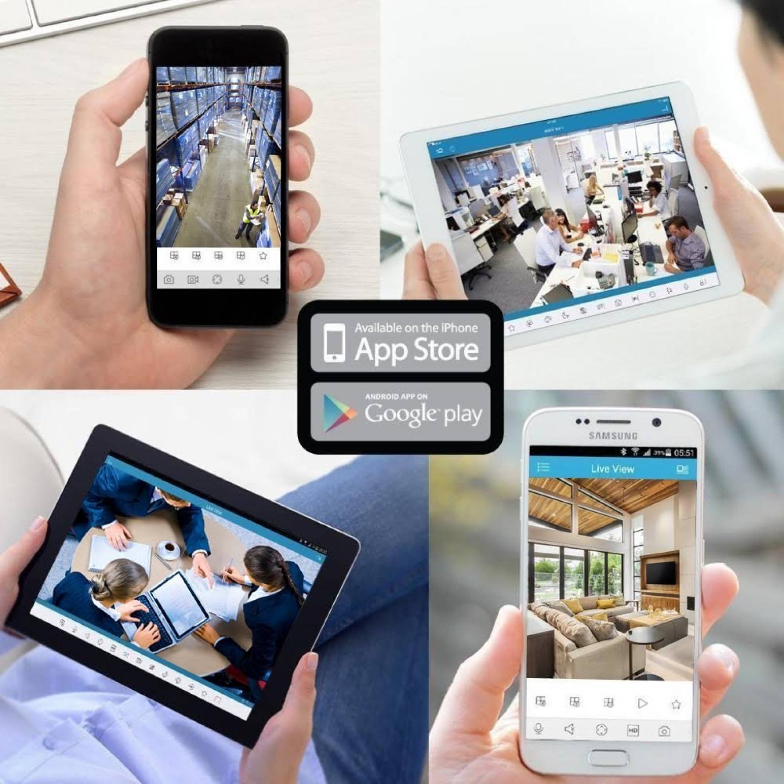 Cámara Seguridad Amcrest Ultrahd 2k Wifi/audio Bid/3mp Negro