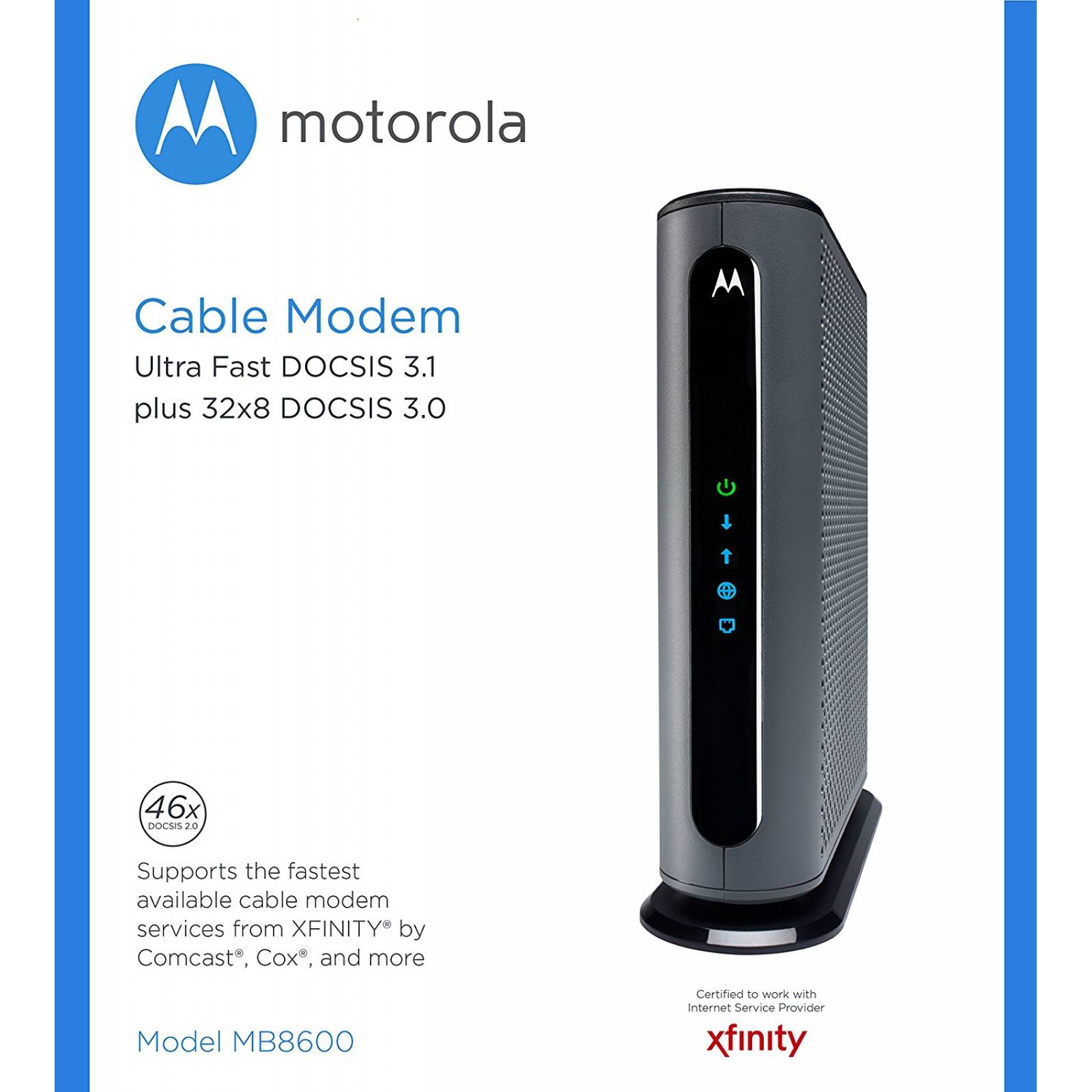 Módem De Cable Motorola Mb8600 32x8 Docsis 3.1 Gige