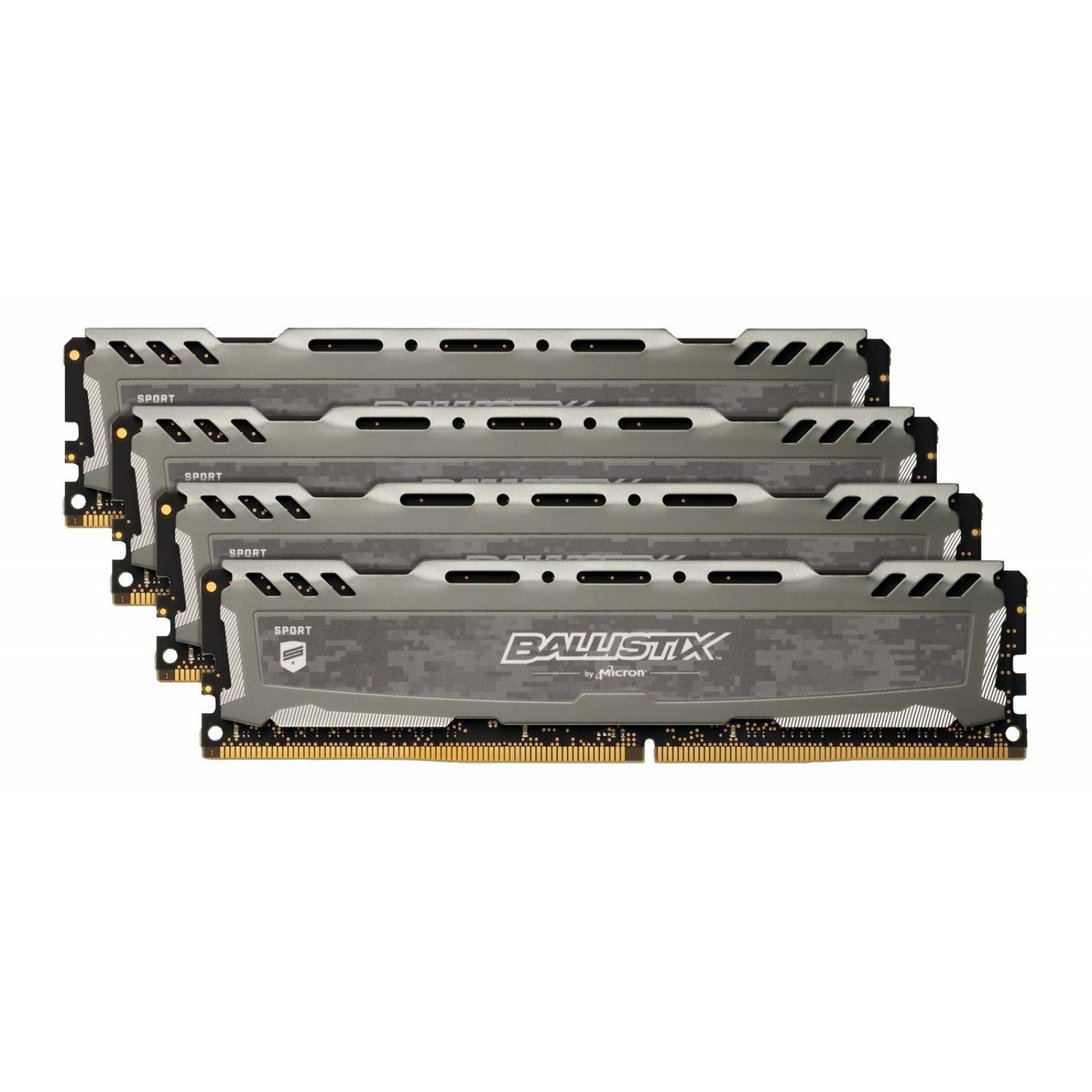 Memoria Ram Ballistix Sport Lt 4x8gb Sr Ddr4 2666 Dimm Gris