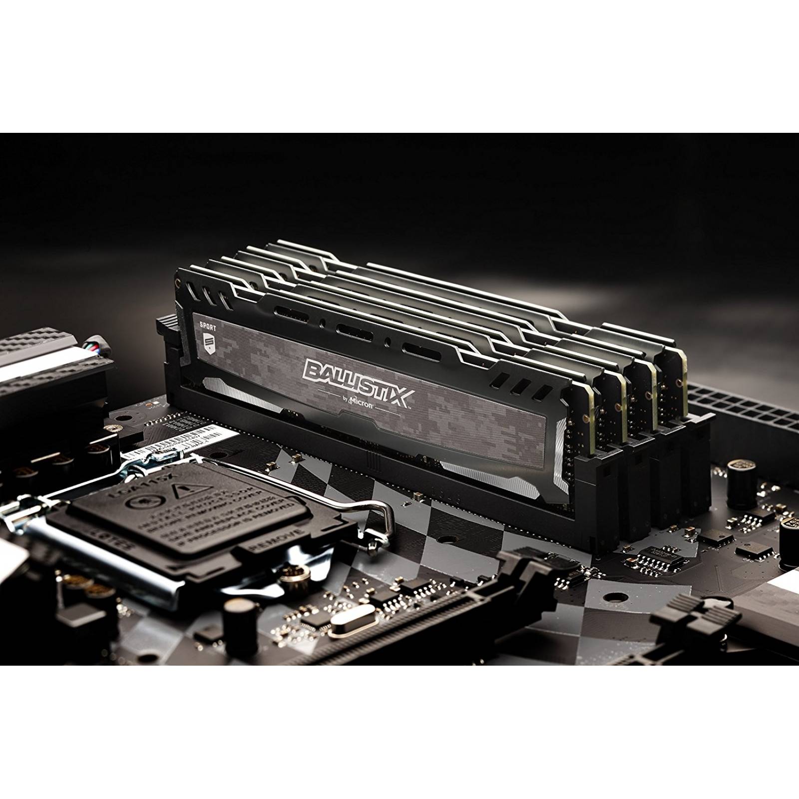 Memoria Ram Ballistix Sport Lt 4x8gb Sr Ddr4 2666 Dimm Gris