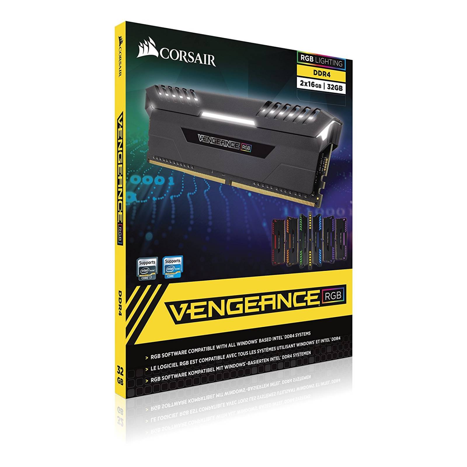 Memoria Ram Corsair Vengeance Rgb Led 2x16gb Ddr4 3333 C16