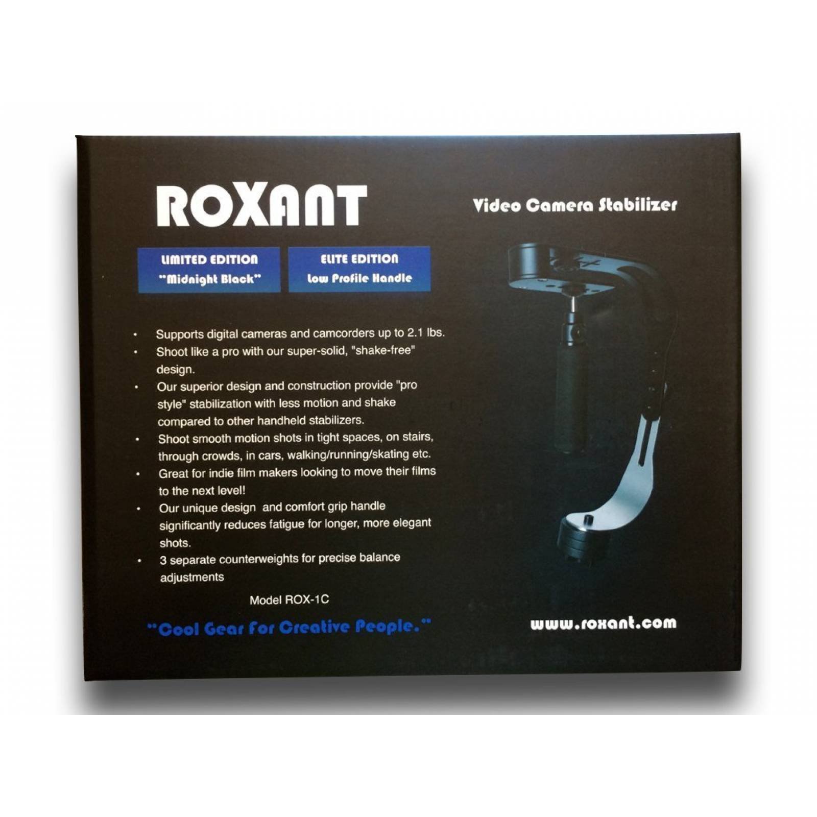 Estabilizador Roxant Pro Oficial Edición Limitada -negro