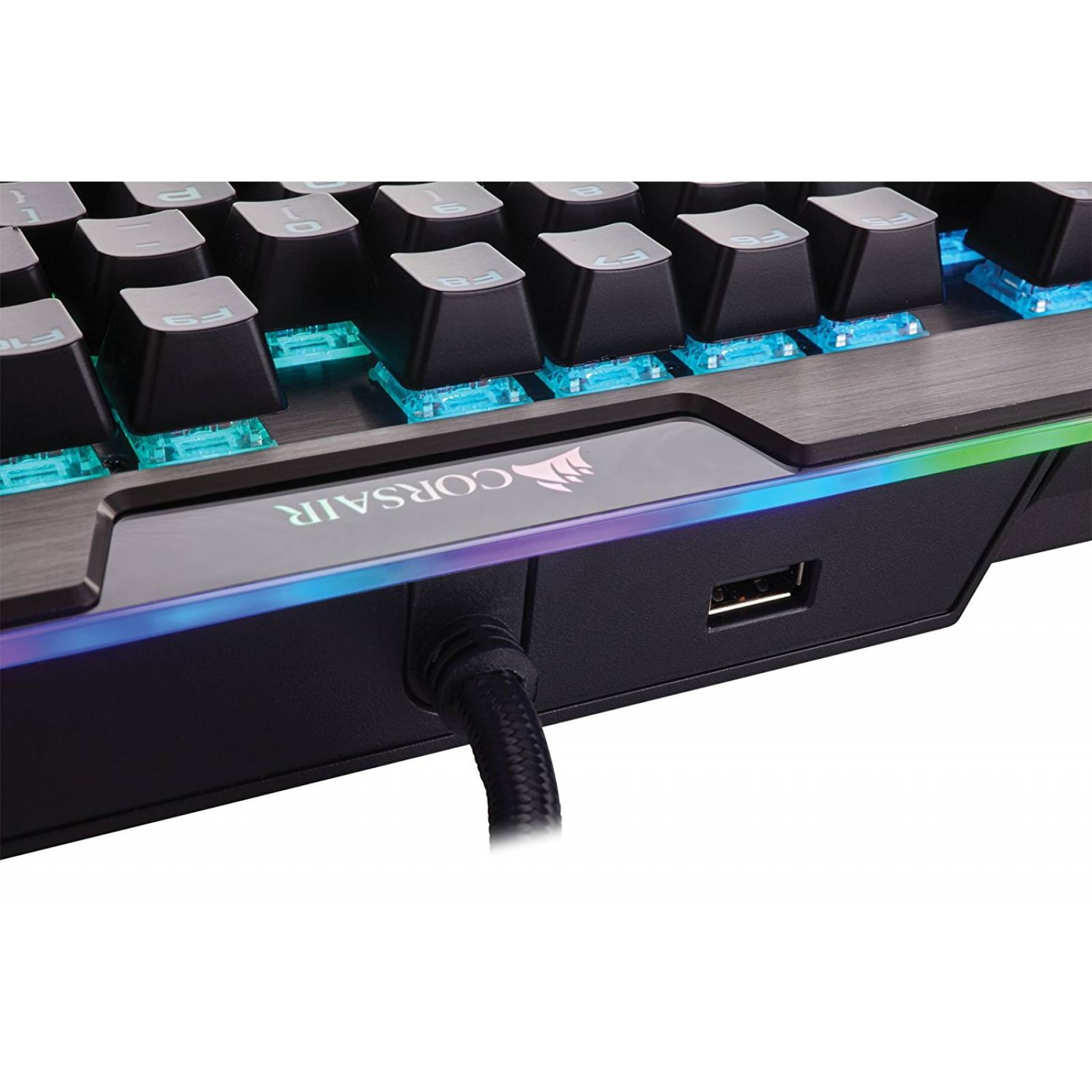 Teclado Corsair K95 Rgb Platinum Mecánico - Cherrymx Café