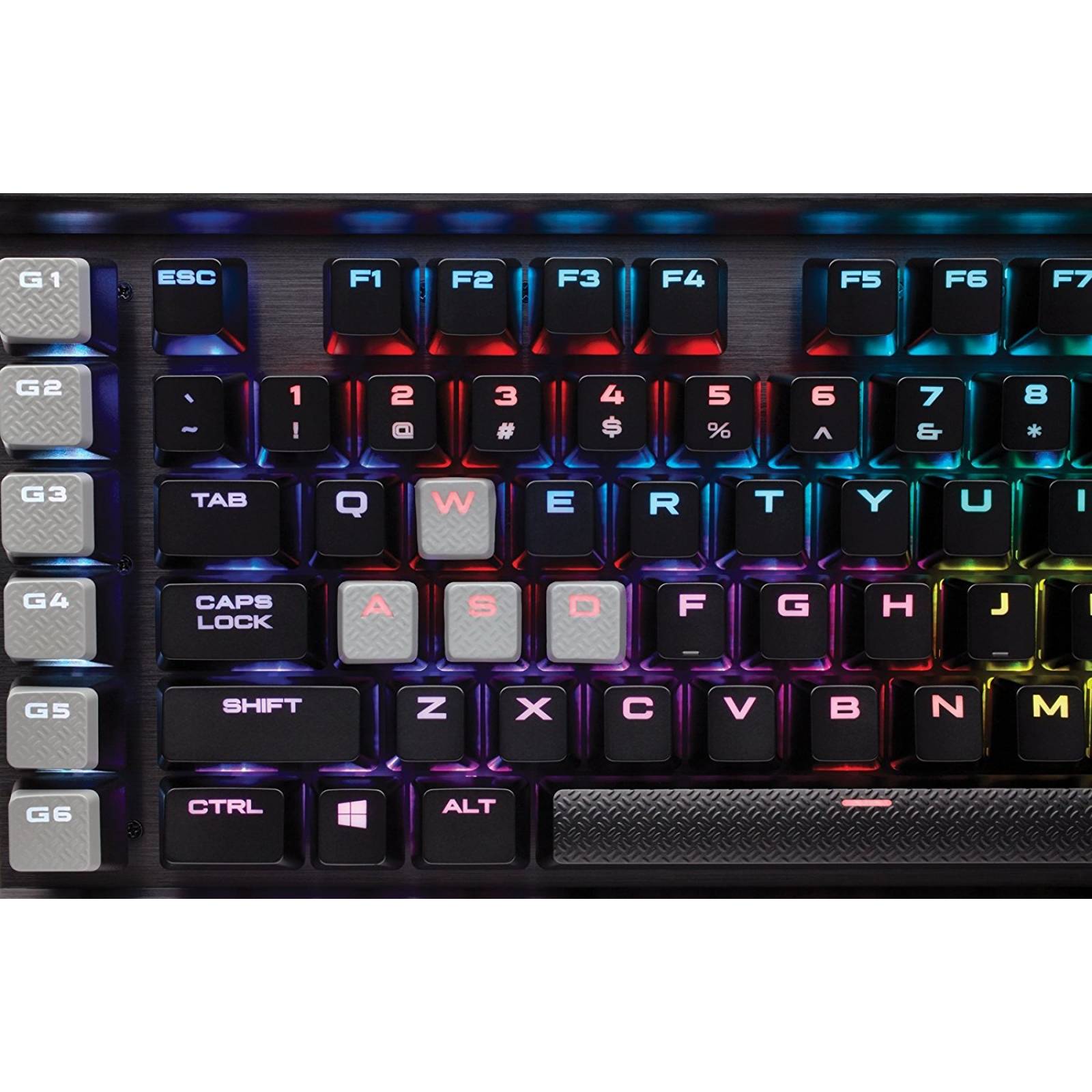 Teclado Corsair K95 Rgb Platinum Mecánico - Cherrymx Café