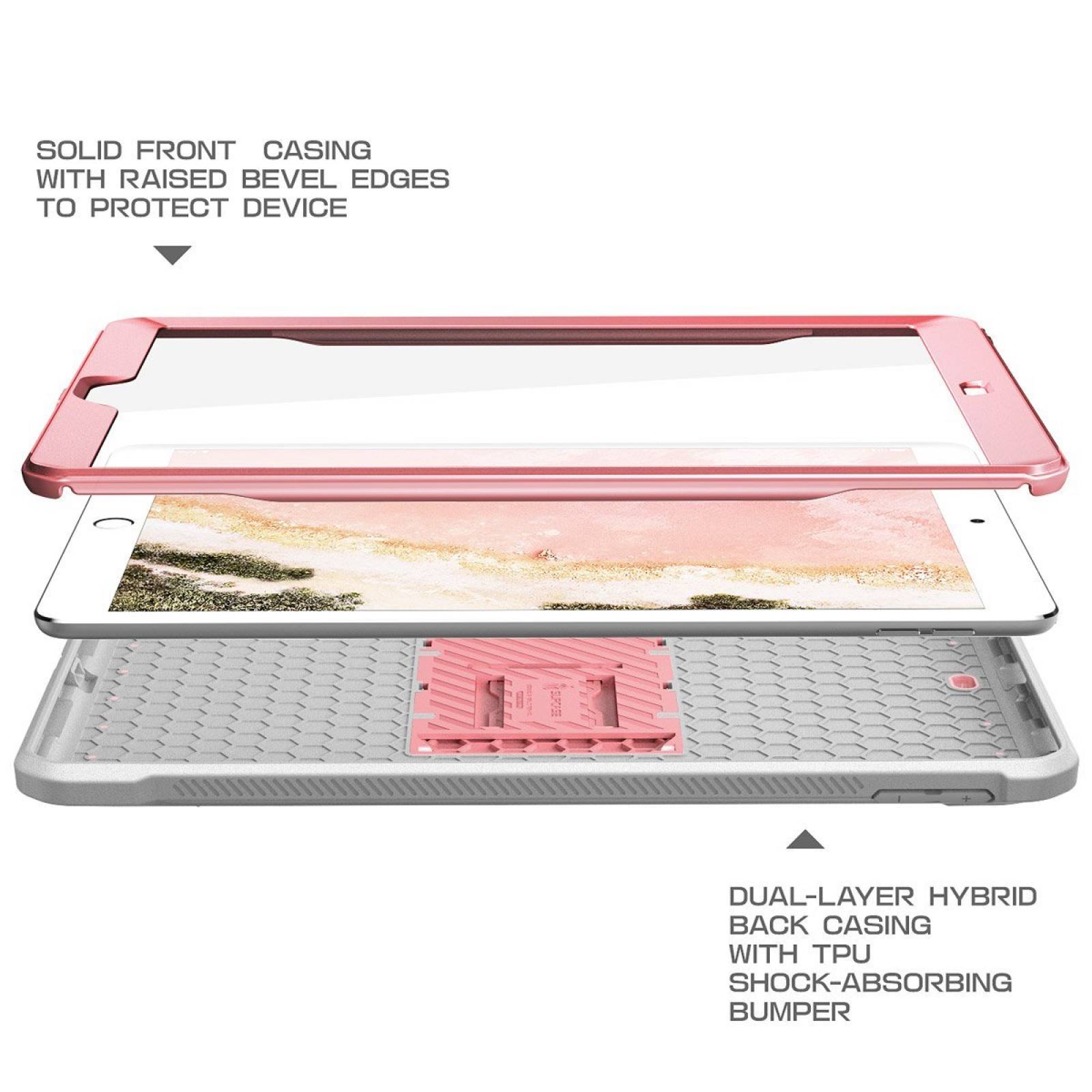 Funda Protectora Supcase Ipad 9.7 Uso Rudo -oro Rosado/gris