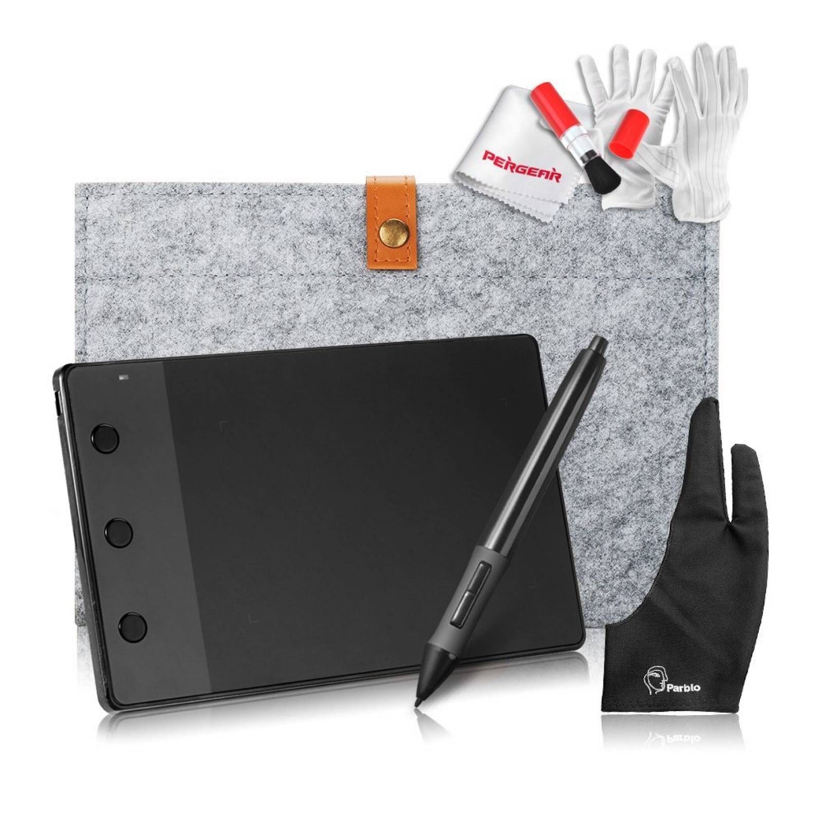 Tableta Gráfica Huion H420 Usb 4x2.23  Pulgadas-negro