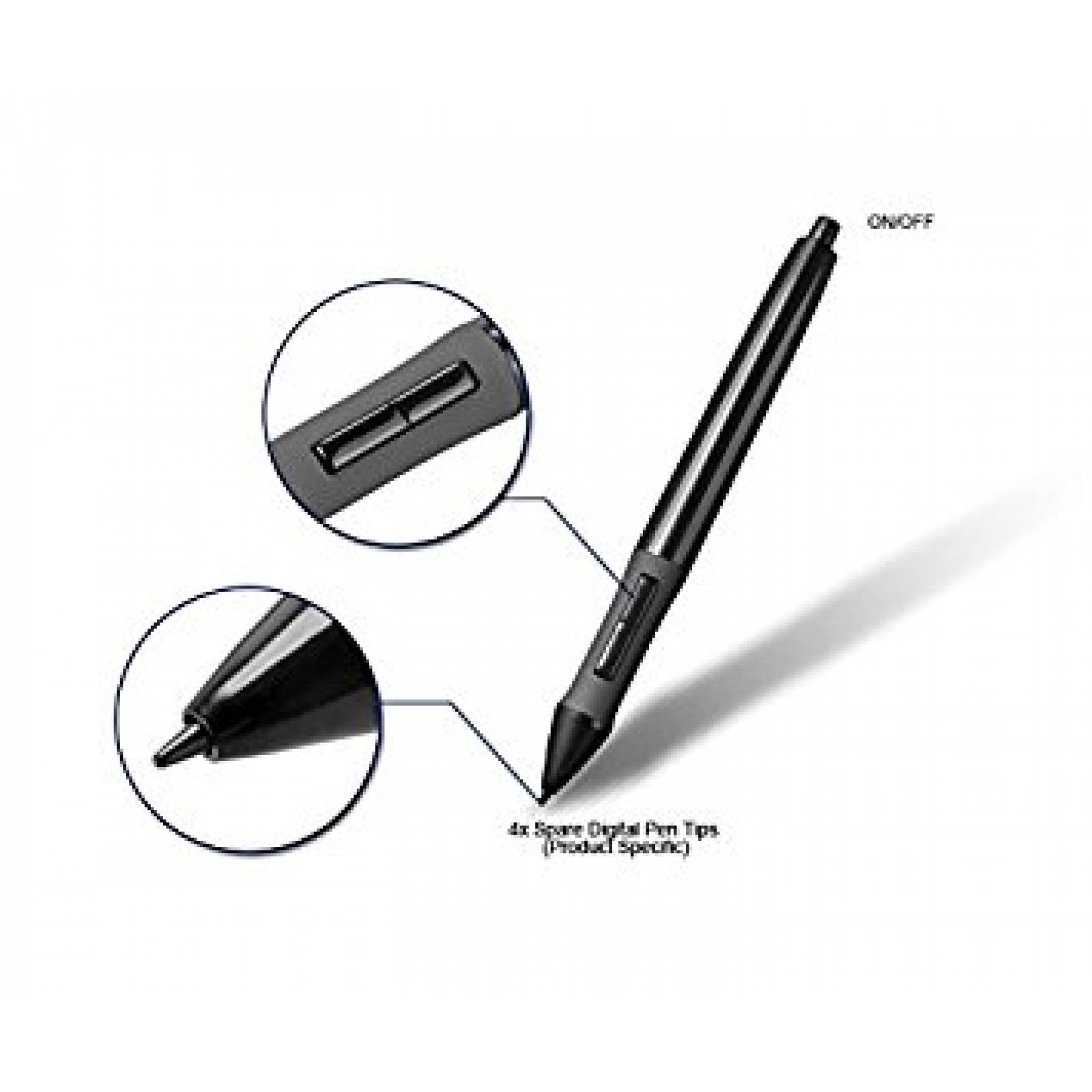 Tableta Gráfica Huion H420 Usb 4x2.23  Pulgadas-negro