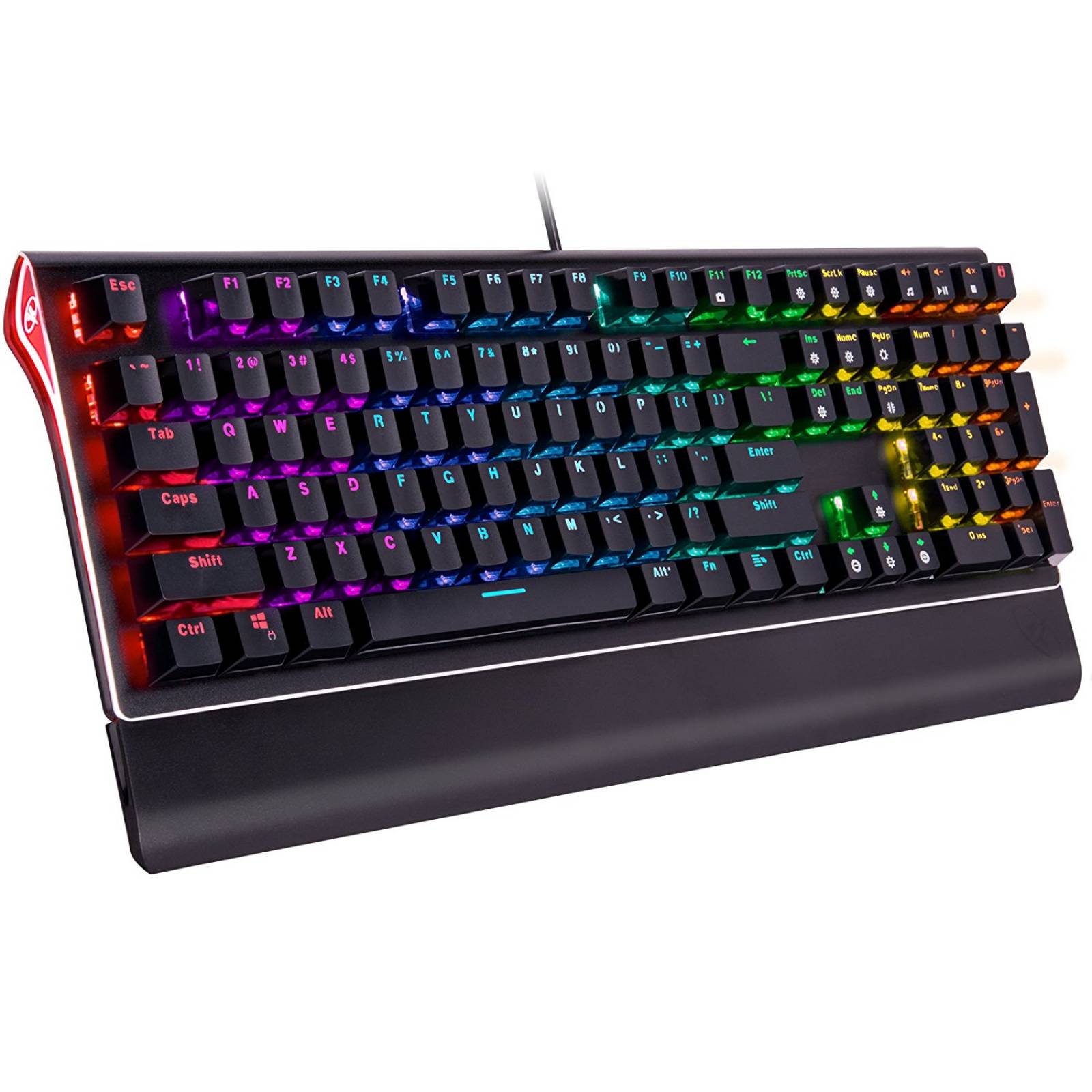 Teclado Gamer Rosewill Neon K85 Rgb Mecánico Switch Brown