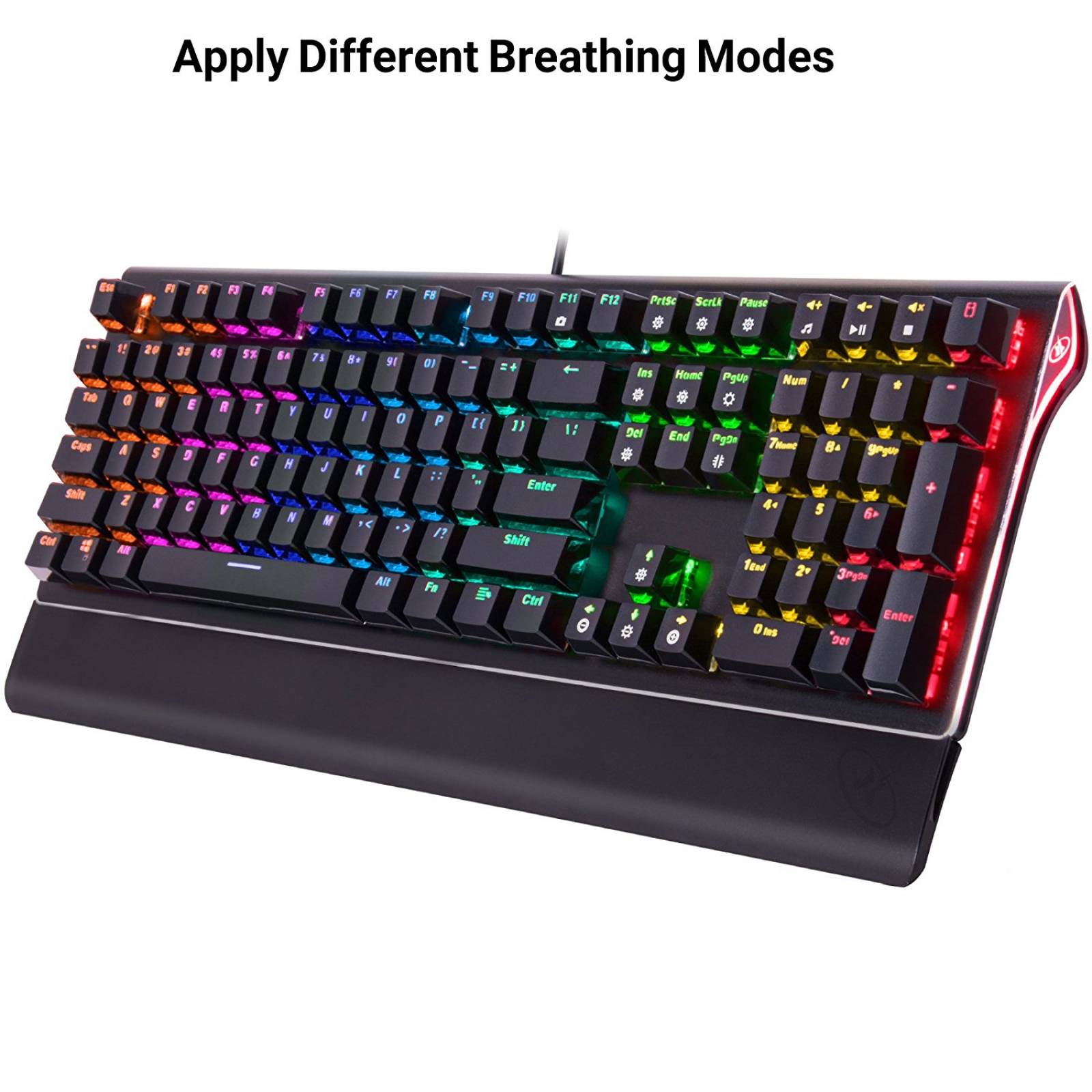 Teclado Gamer Rosewill Neon K85 Rgb Mecánico Switch Brown