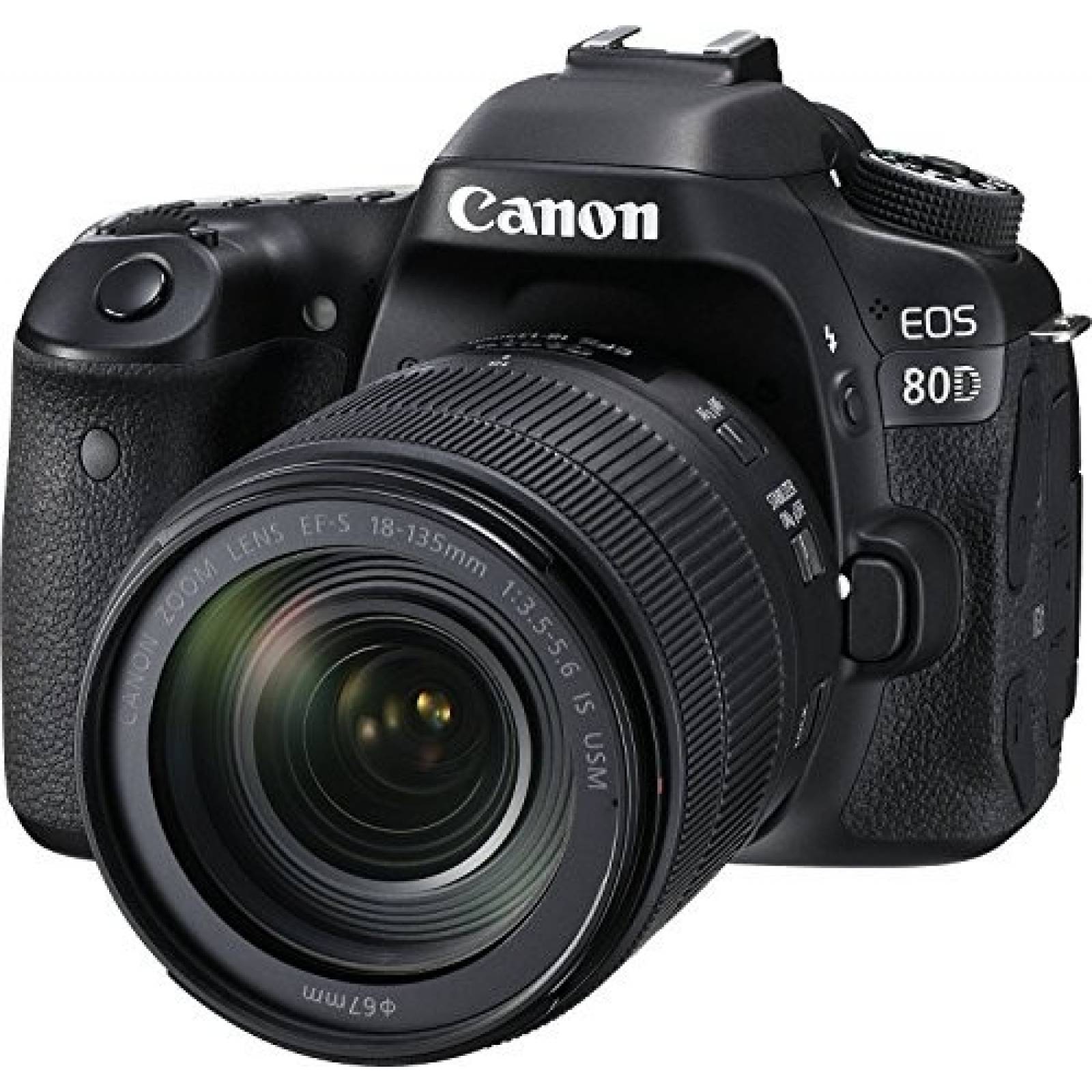 Cámara Canon EOS 80D y EF-S 18-135mm f/3.5-5.6 -Negro