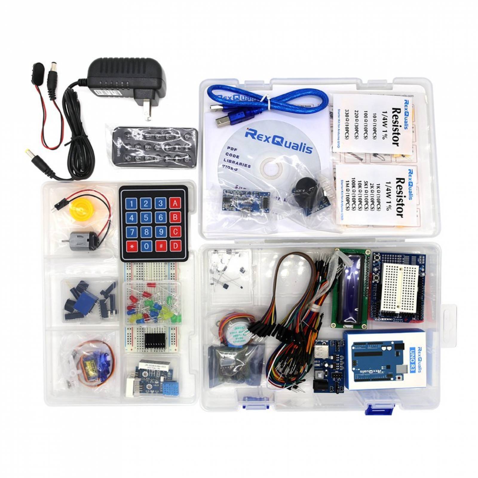 Kit De Inicio Project Super Para Arduino Uno R3 Con Tutorial