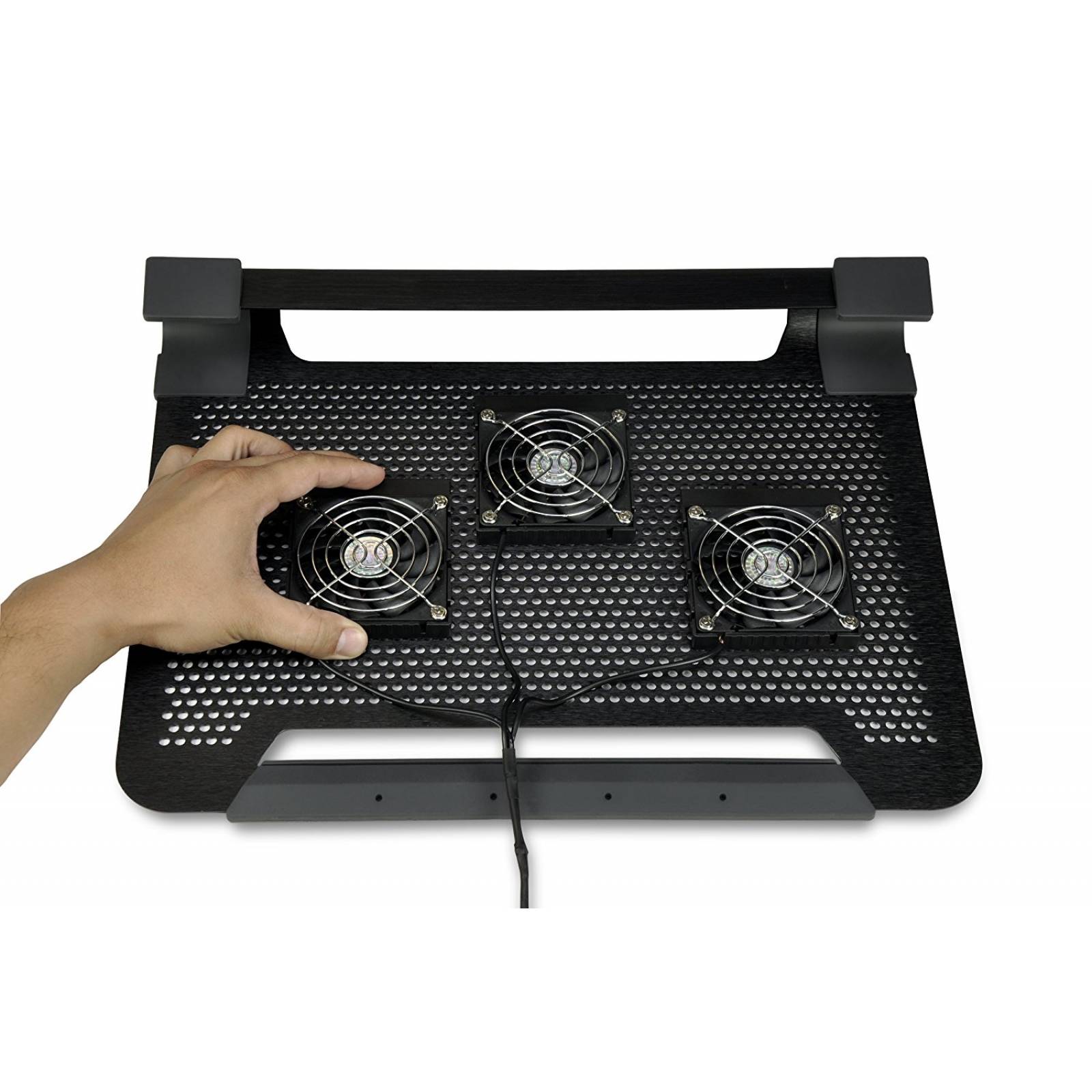 Ventilador Externo Cooler Master 3 Abanicos Moviles -negro