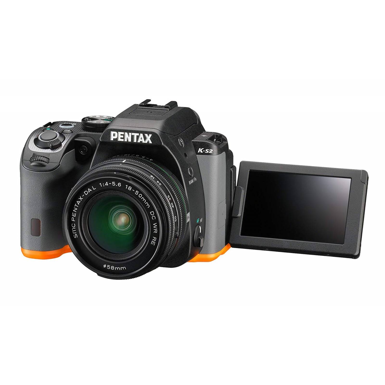Cámara Dslr Pentax K-s2 20mp 4k Wifi Lcd -negro Naranja