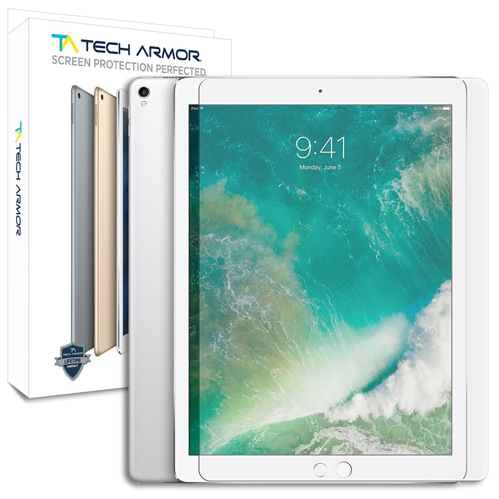 Protector Pantalla Tech Armor Ipad Pro 12.9 Vidrio Templado
