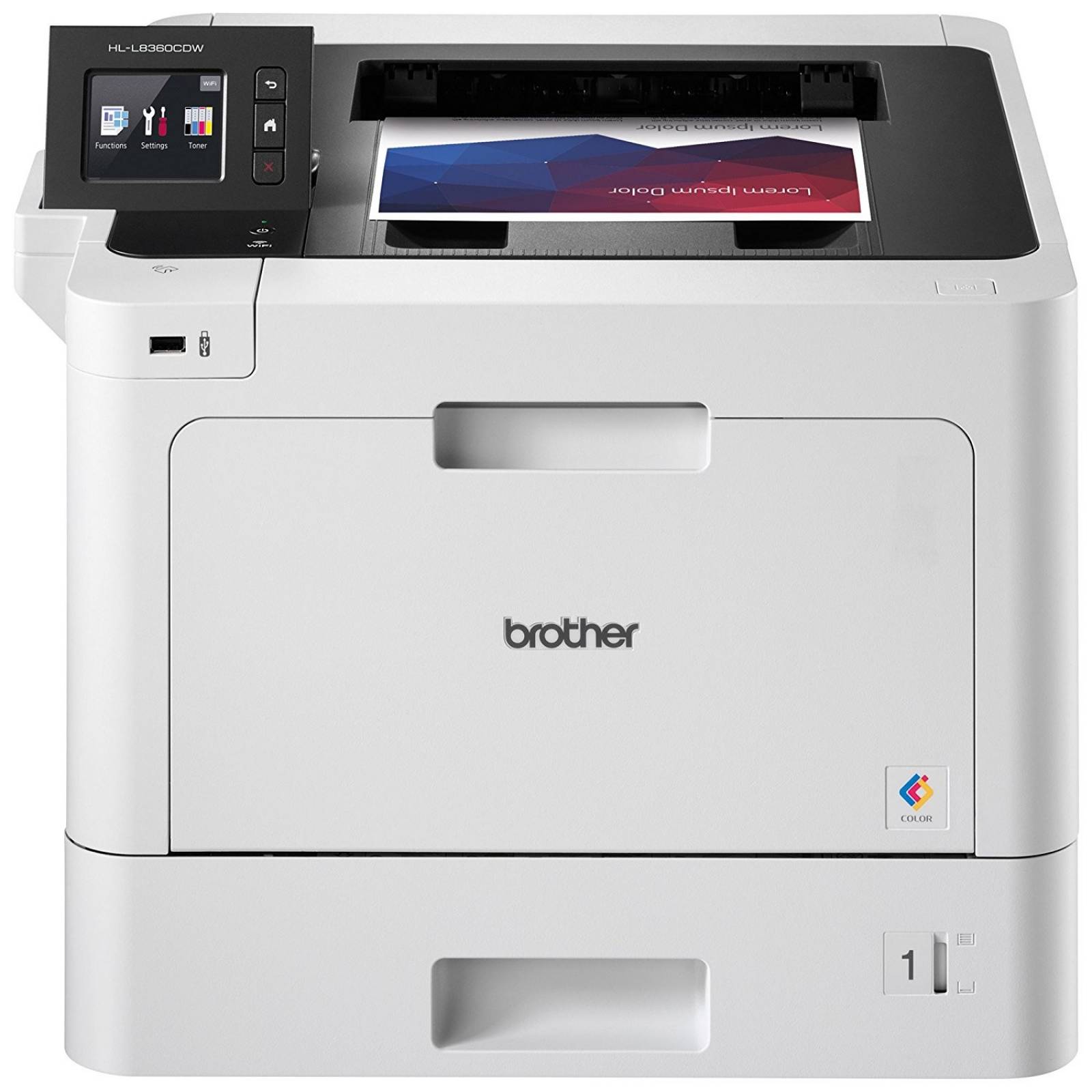 Impresora Brother Hll8360cdw Laser Color -inalámbrica