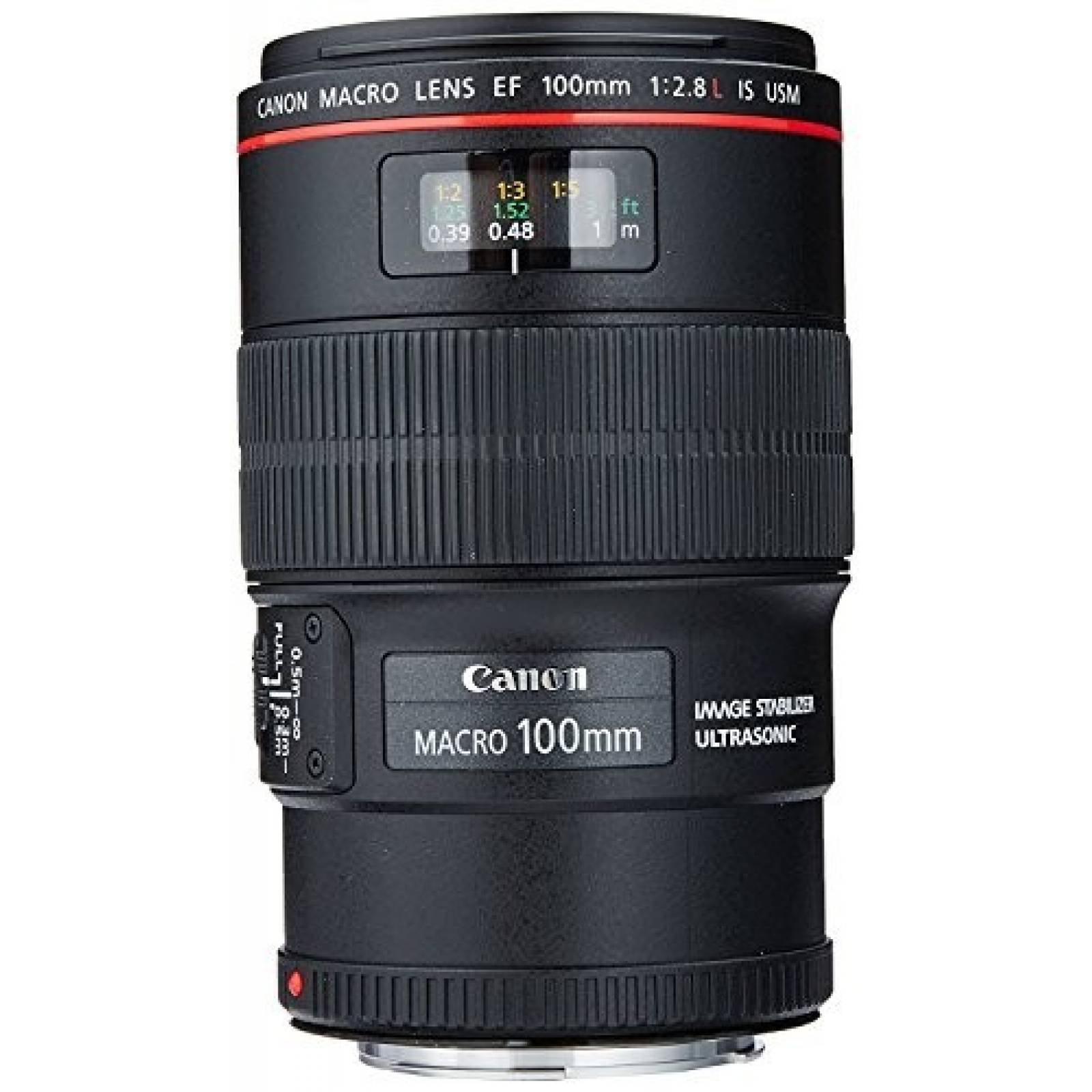 Lente de cámara SLR Canon Macro EF 100mm f/2.8L IS USM