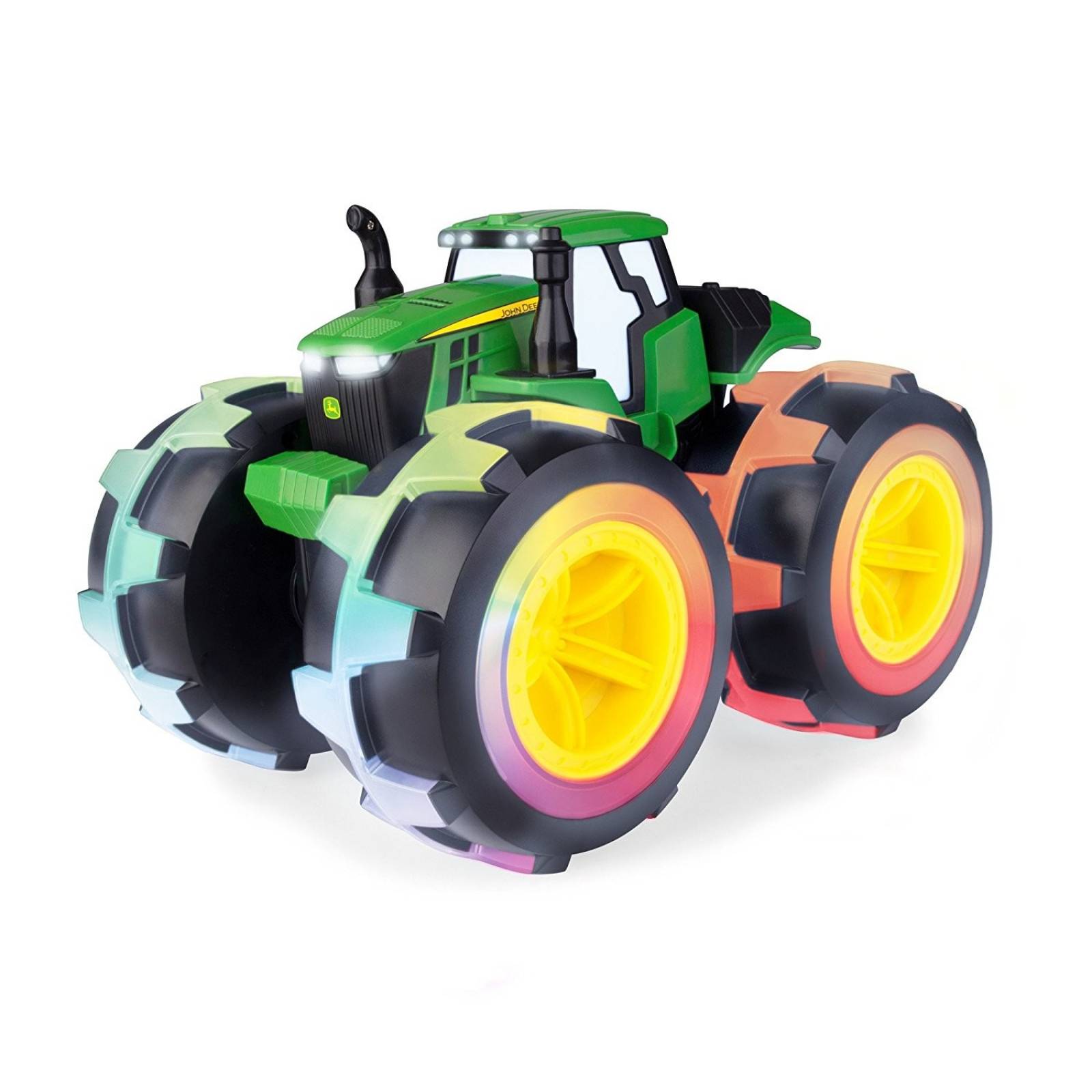Camión De Juguete Tomy John Deere Ruedas Con Luz Batería Aaa