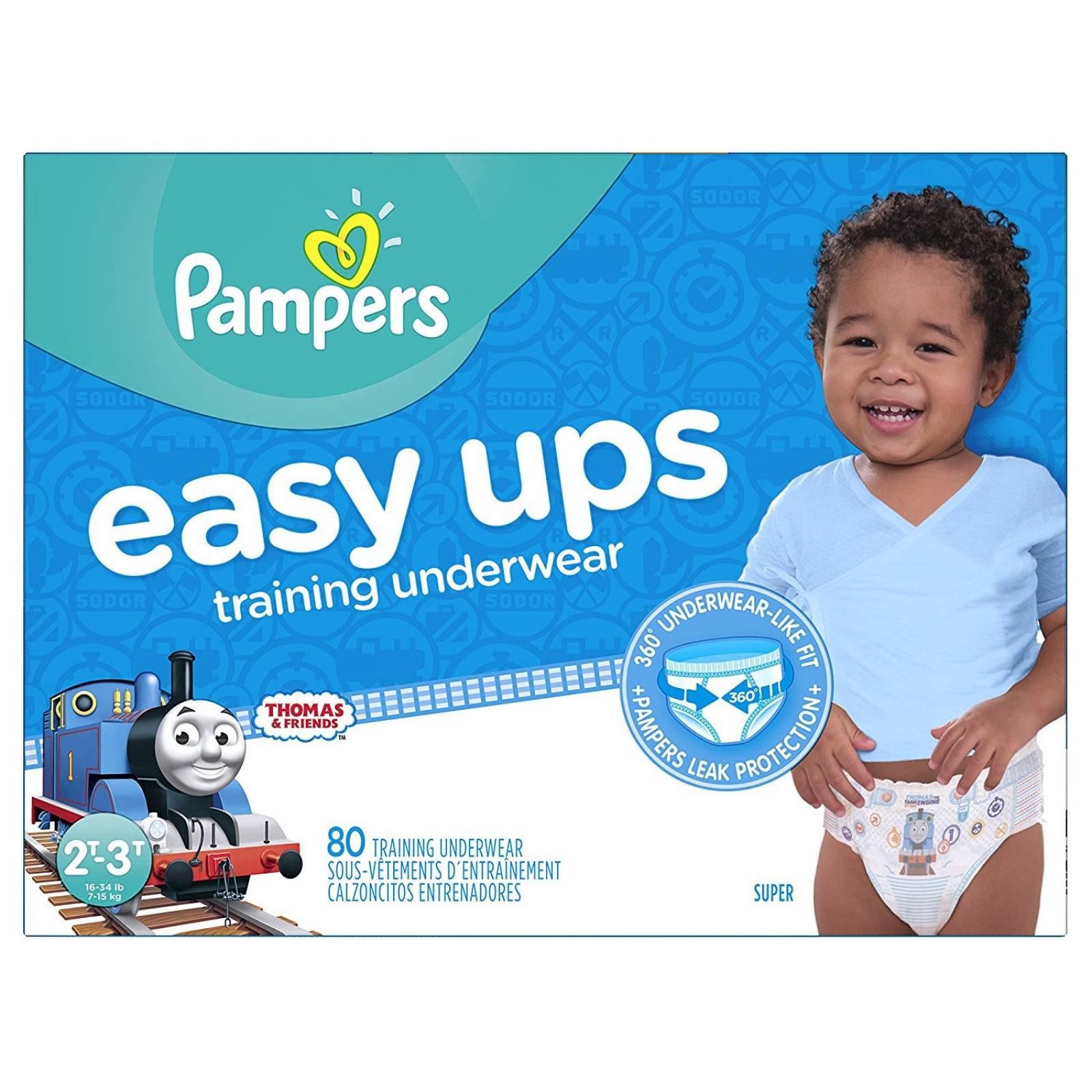 Pañal Entrenador Pampers Thomas And Friends 80 Pzs -2t-3t