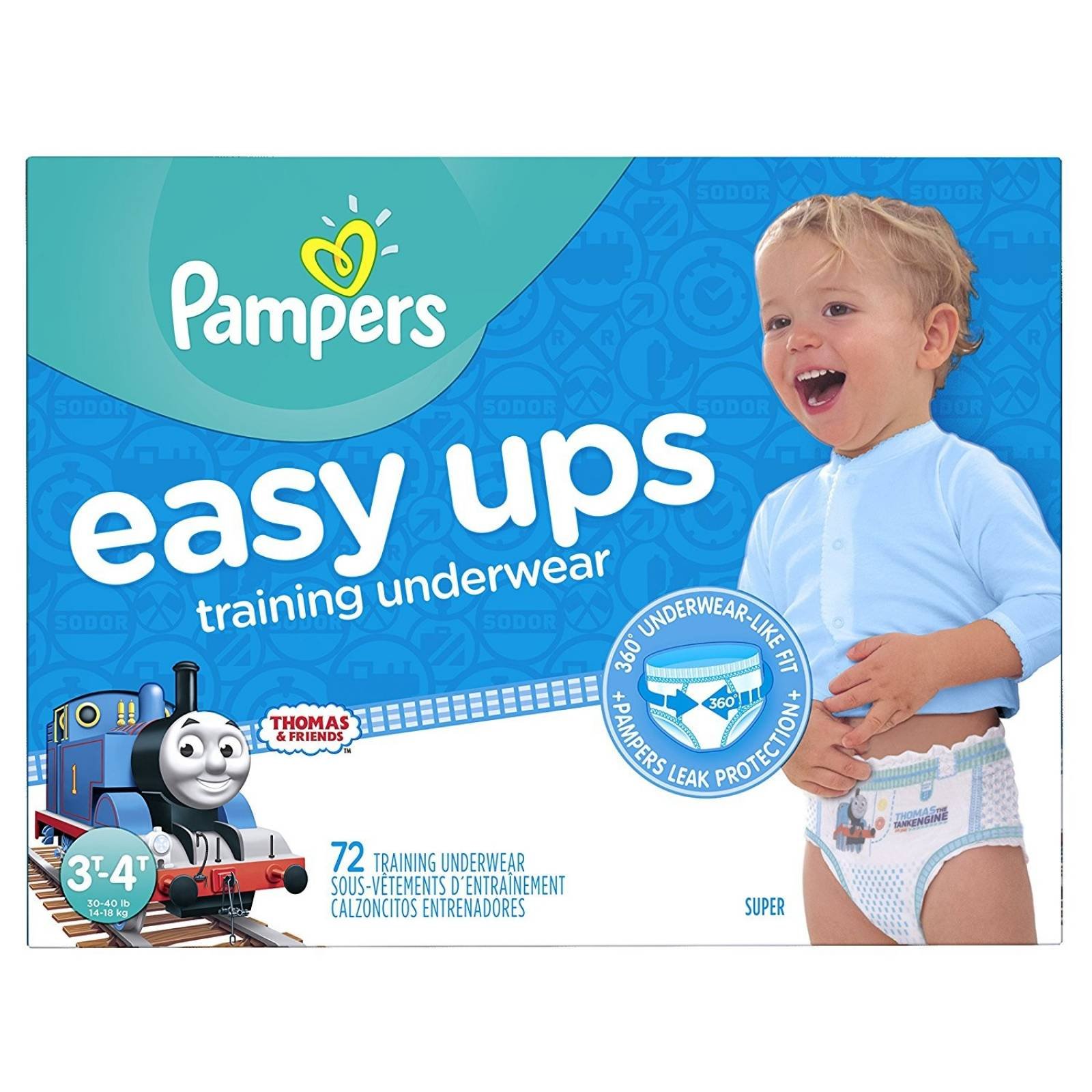 Pañal Entrenador Pampers Thomas And Friends 72 Pzs -3t-4t