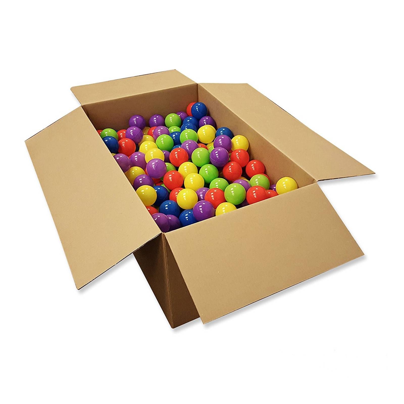 Pelotas De Plástico Kiddy Up Pack De 1000 Bolas, 6 Colores