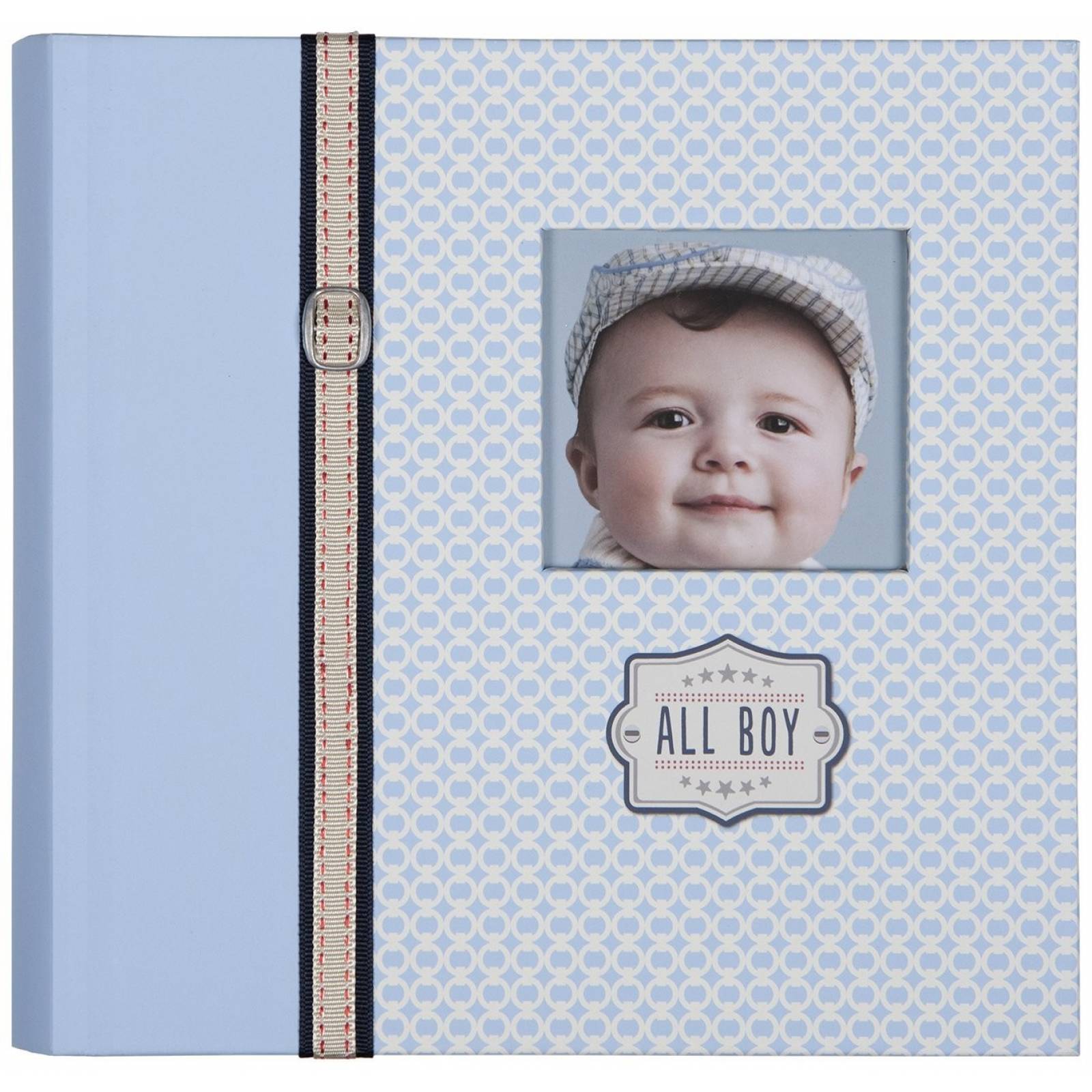 Álbum Para Niños C.r. Gibson 160 Fotografias Bebés -azul