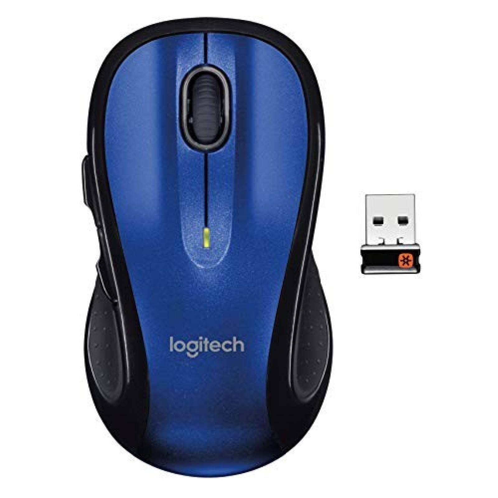 Ratón inalámbrico Logitech USB para computadora -Azul