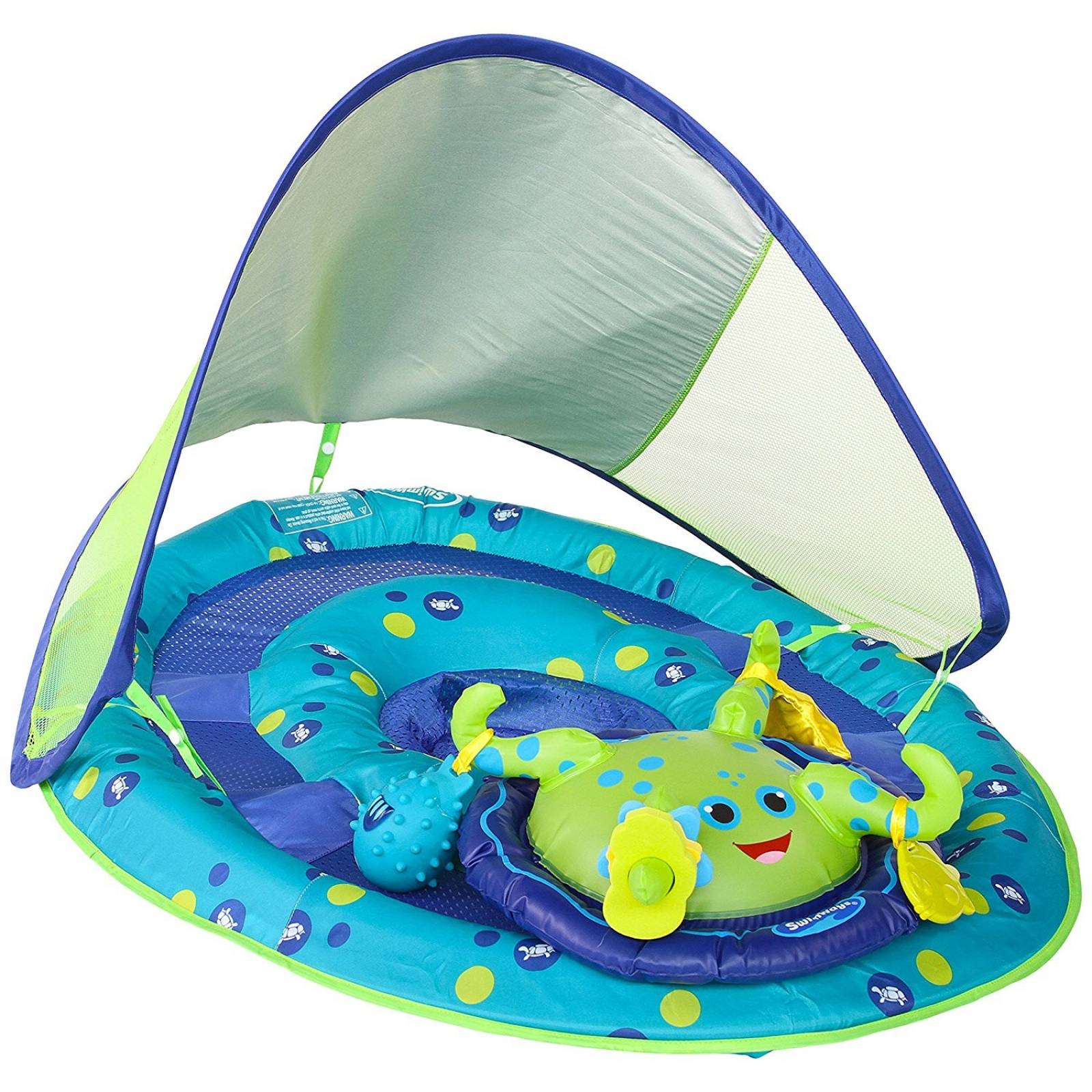 Flotador Para Bebé Swimways Pulpo Con Sombrila