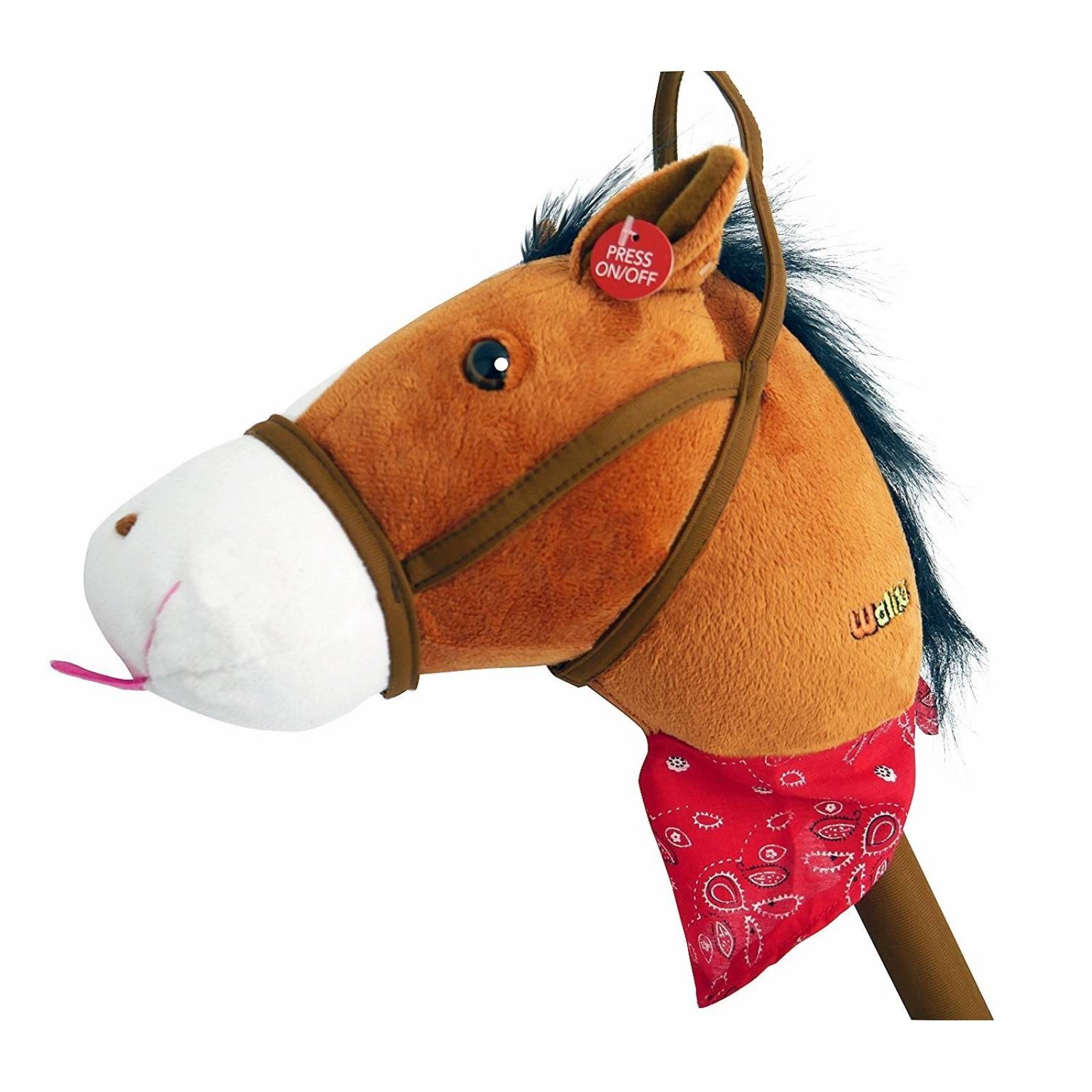 Caballito De Palo Waliki Toys Stick Horse Peluche Con Sonido