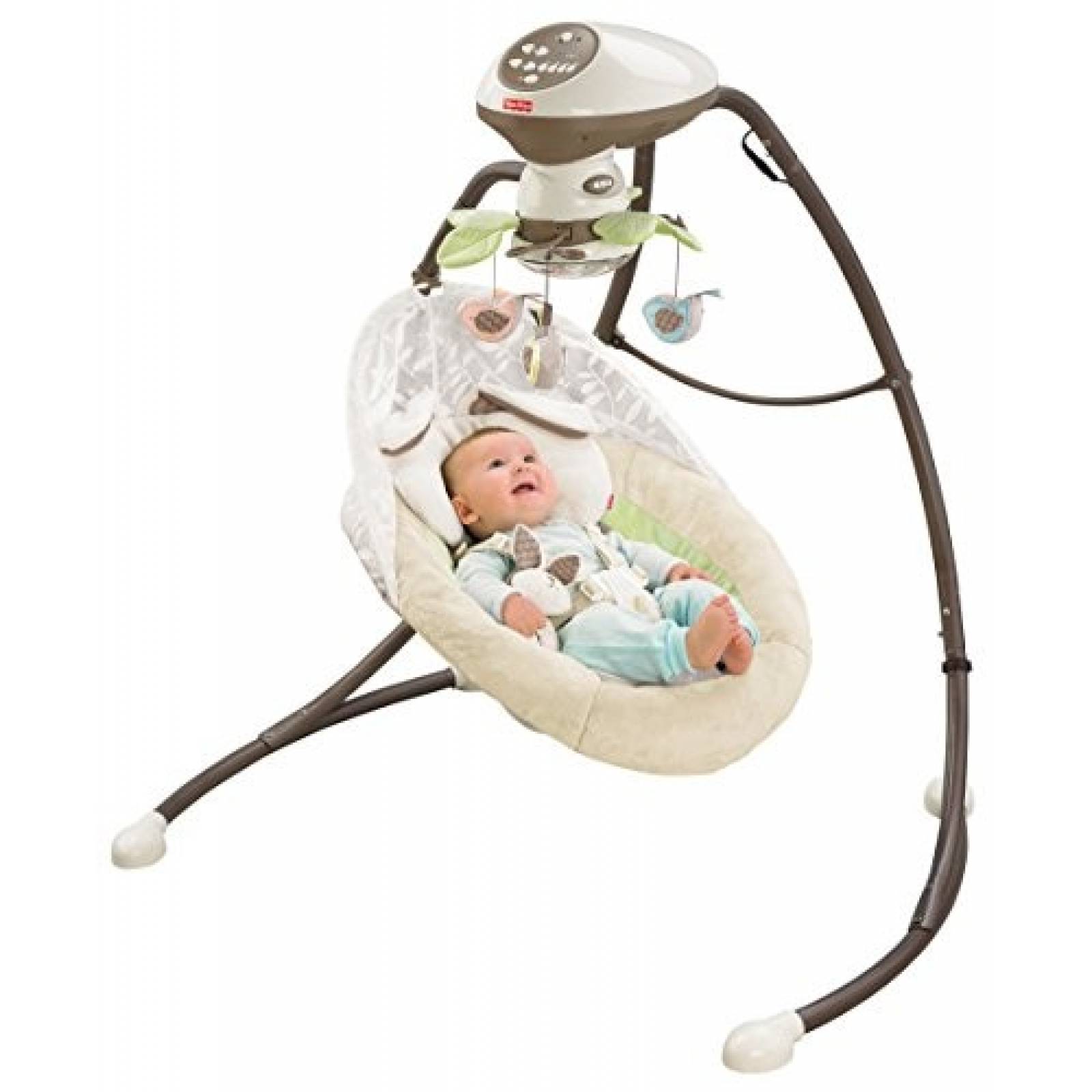 Columpio eléctrico para bebé, cuna de noche segura y ajustable para recién  nacidos, mecedora con reclinable y mecedora automática, cama de bebé ideal  para bebés : : Bebé