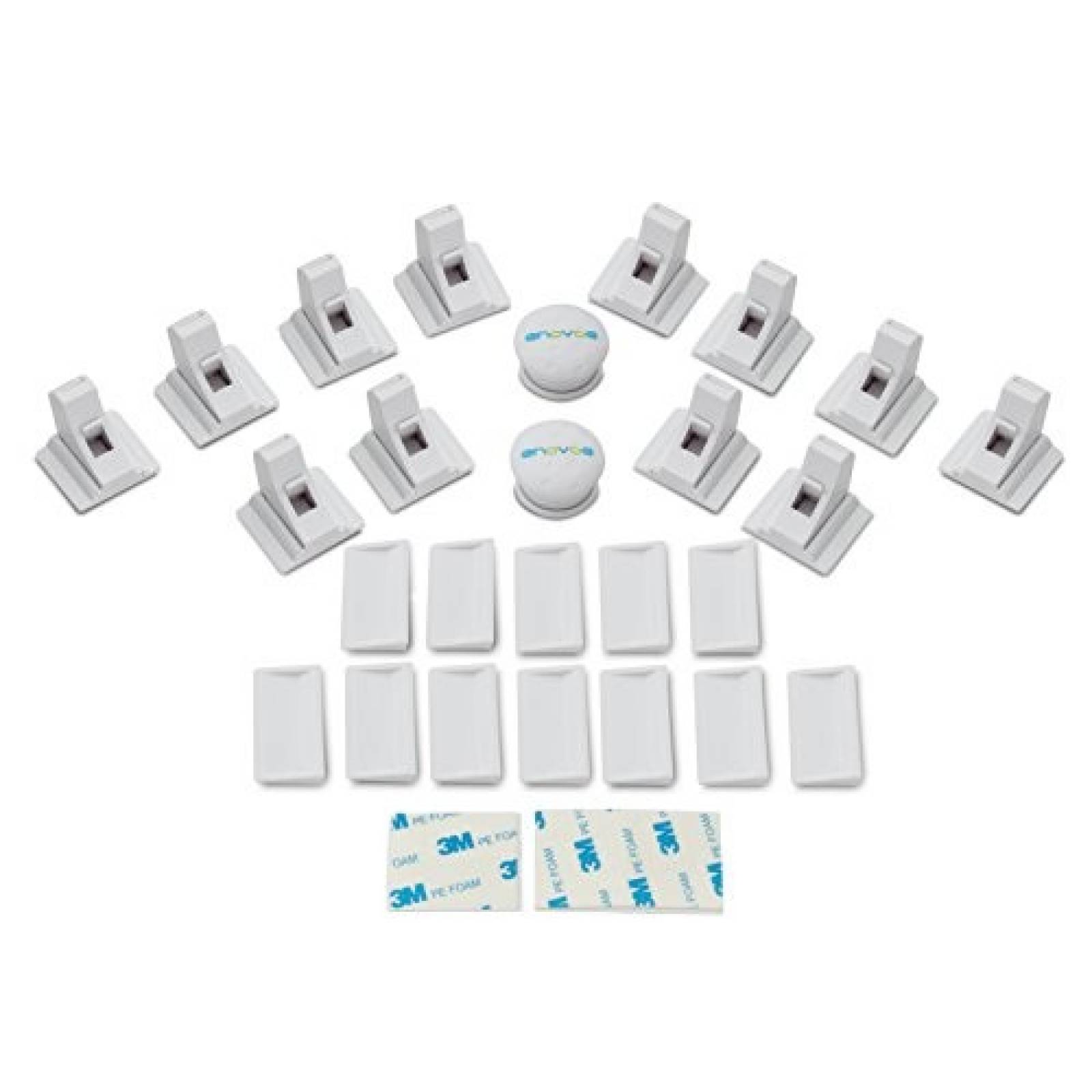 Cerraduras magnéticas Enovoe para gabinetes para niños (12)