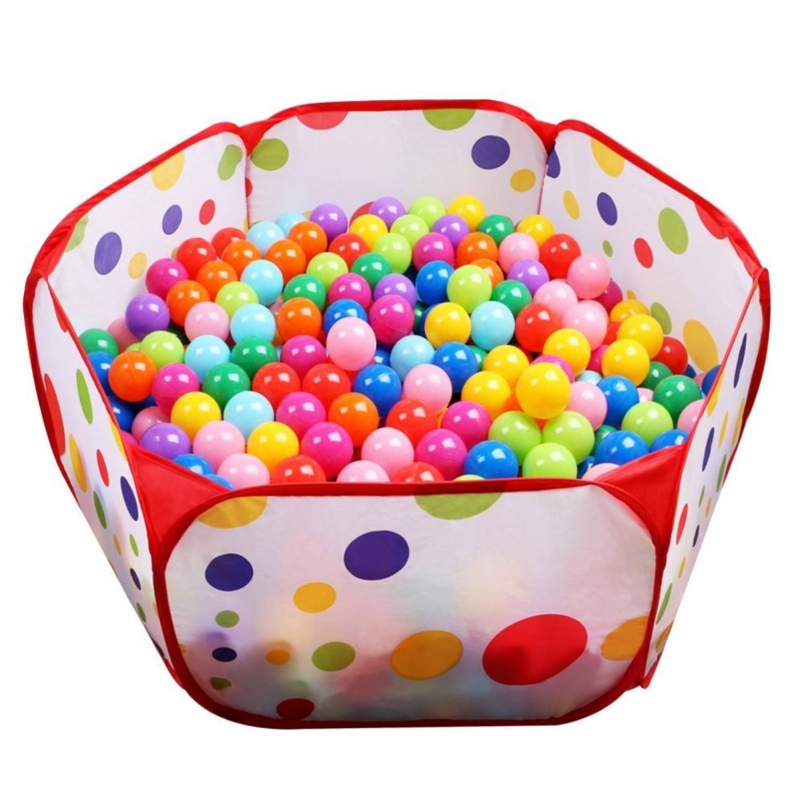 Piscina Para Pelotas Eocusun Forma De Hexágono -verde