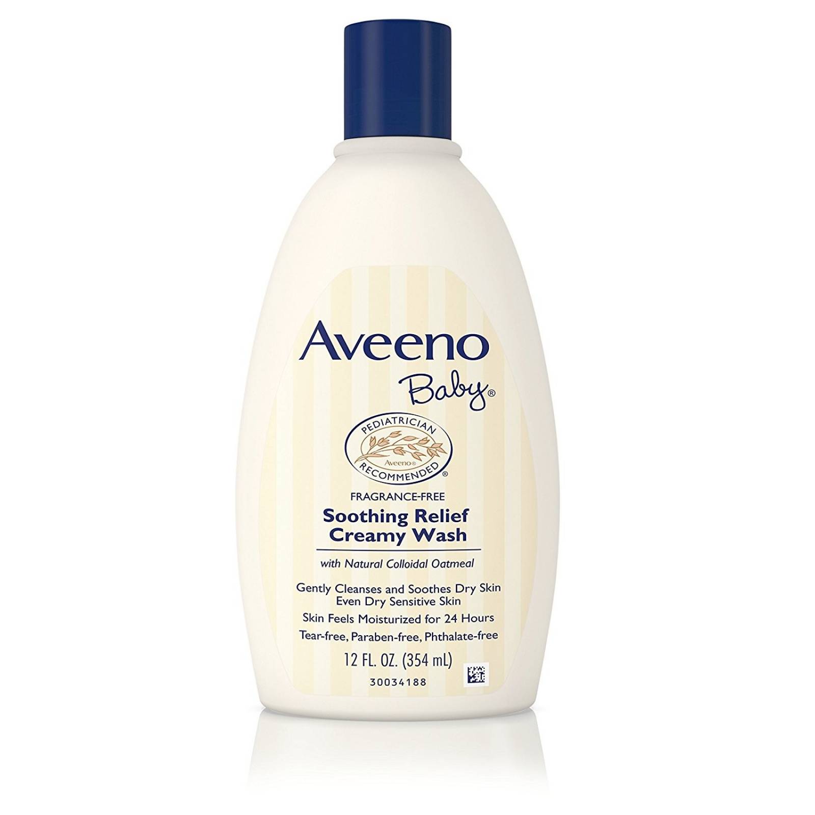 Jabón Para Bebé Aveeno Baby Cremoso Piel Sensible -12oz