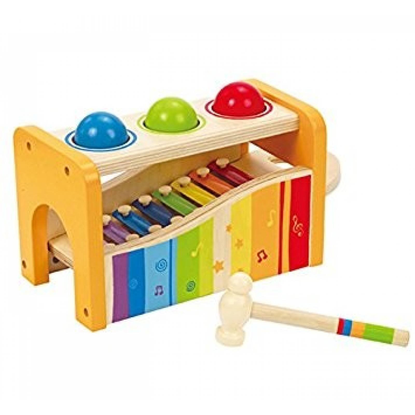 Juguete Para Niños Hape Rampa Y Xilófono -amarillo