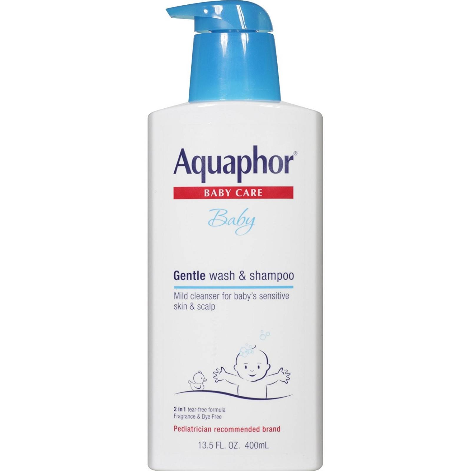 Shampoo Bebé Aquaphor Body Wash Sin Lágrimas 13.5oz