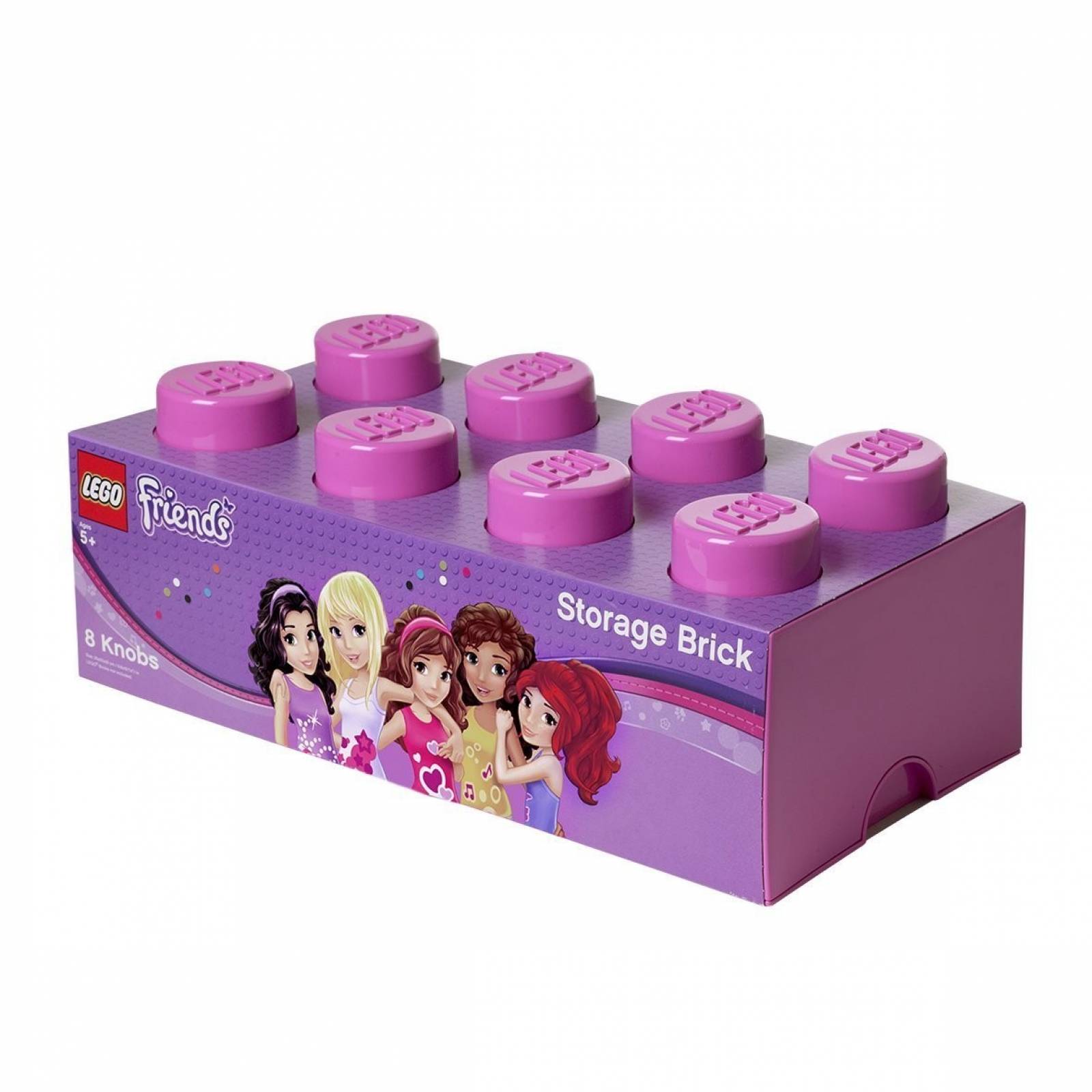Caja Para Guardar Legos Medidas 19.7 X 9.8 X 7.1 Pulg -rosa