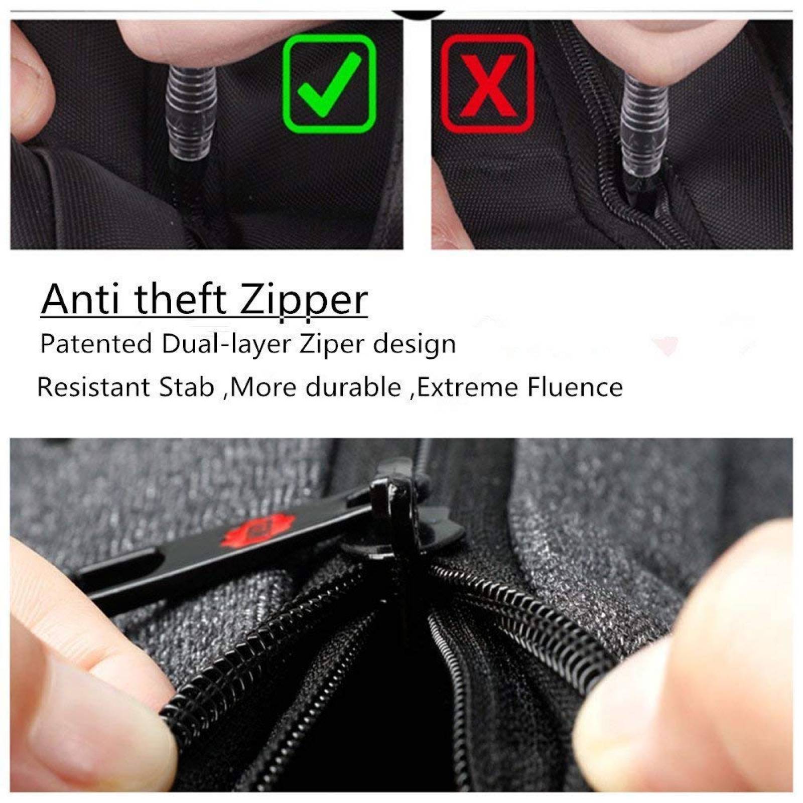 Mochila Kopack Antirobo Laptop 15.6 Puerto Carga Usb -morado