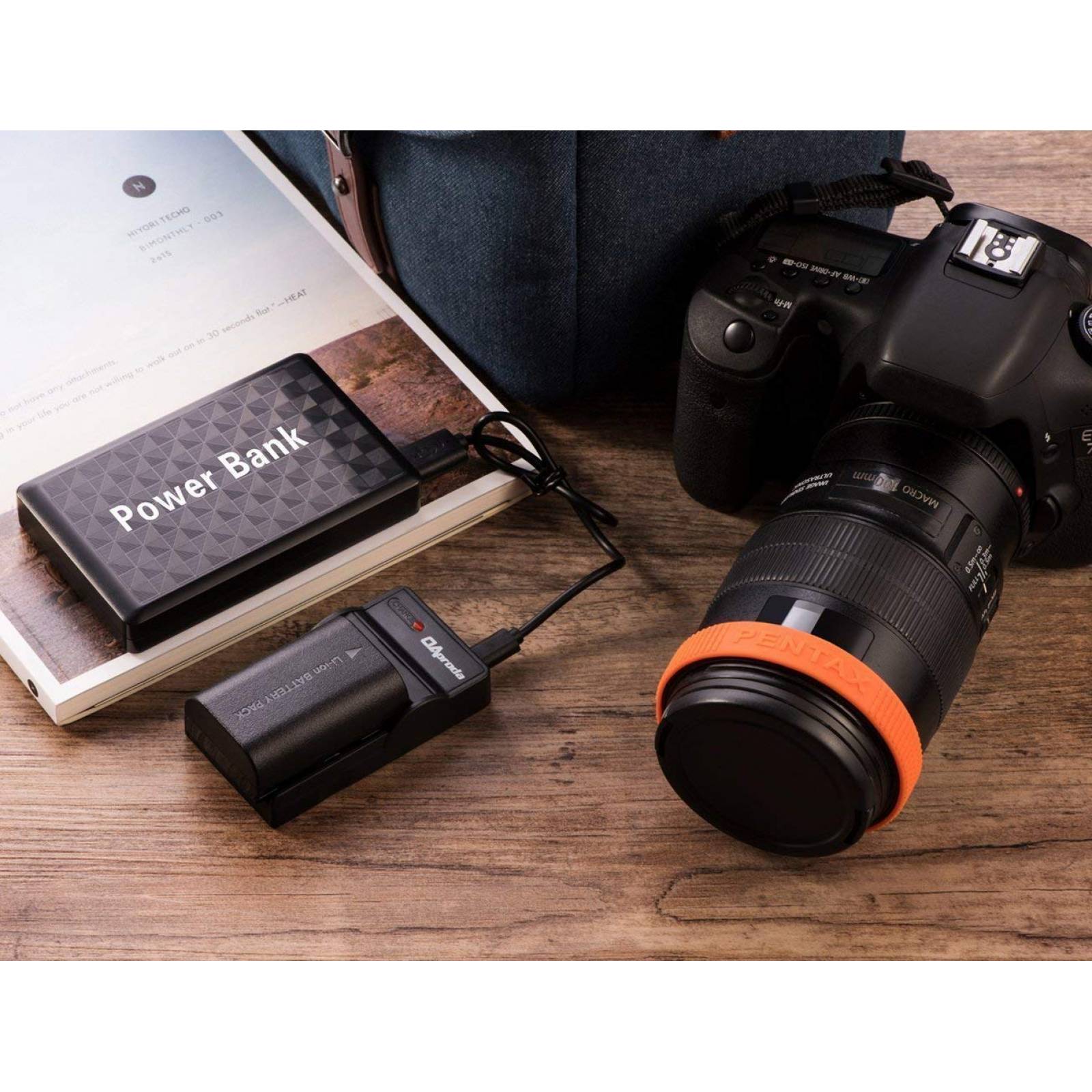 Batería Cámara Oaproda Nikon En-el20 1200mah Cargador -2pza