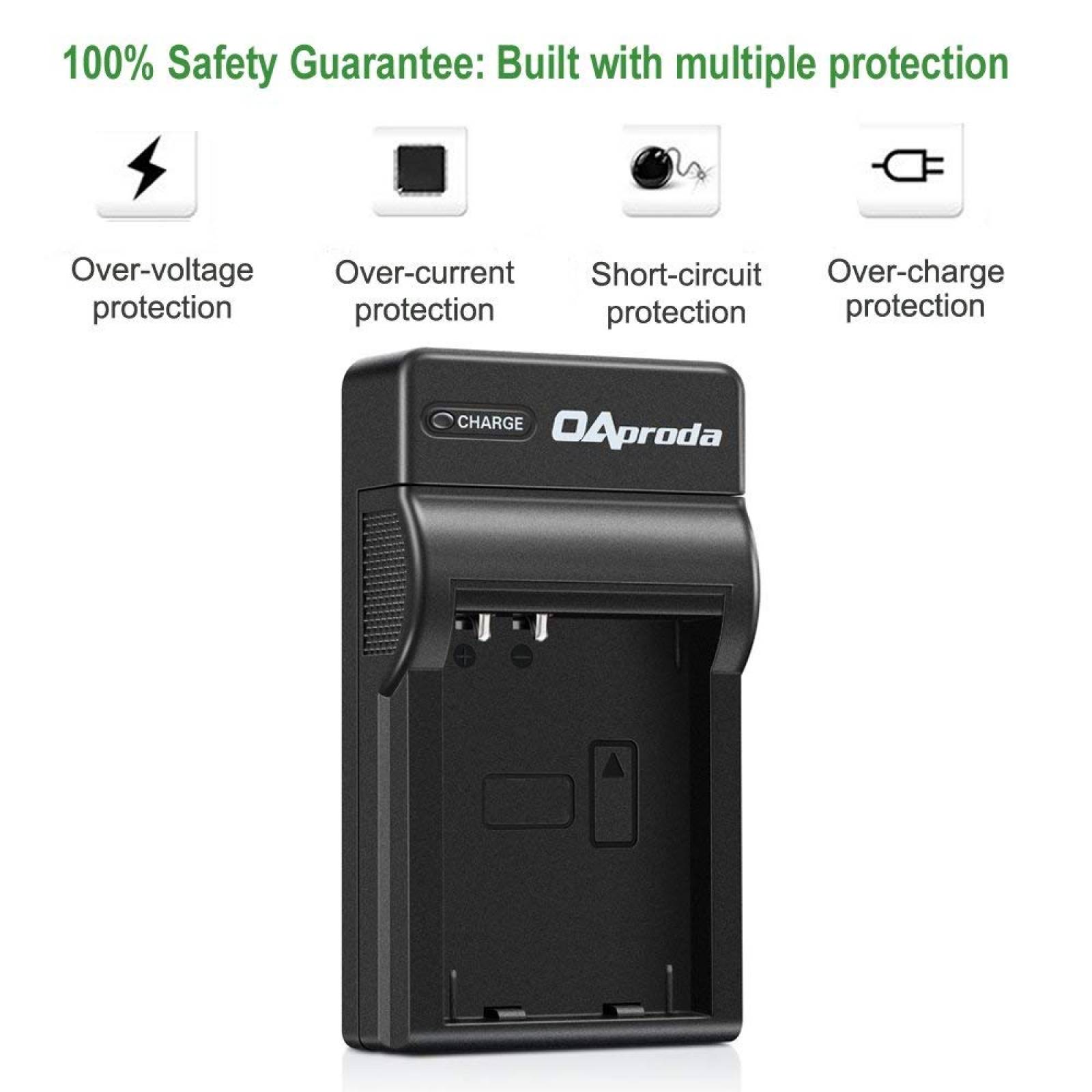 Batería Cámara Oaproda Nikon En-el20 1200mah Cargador -2pza