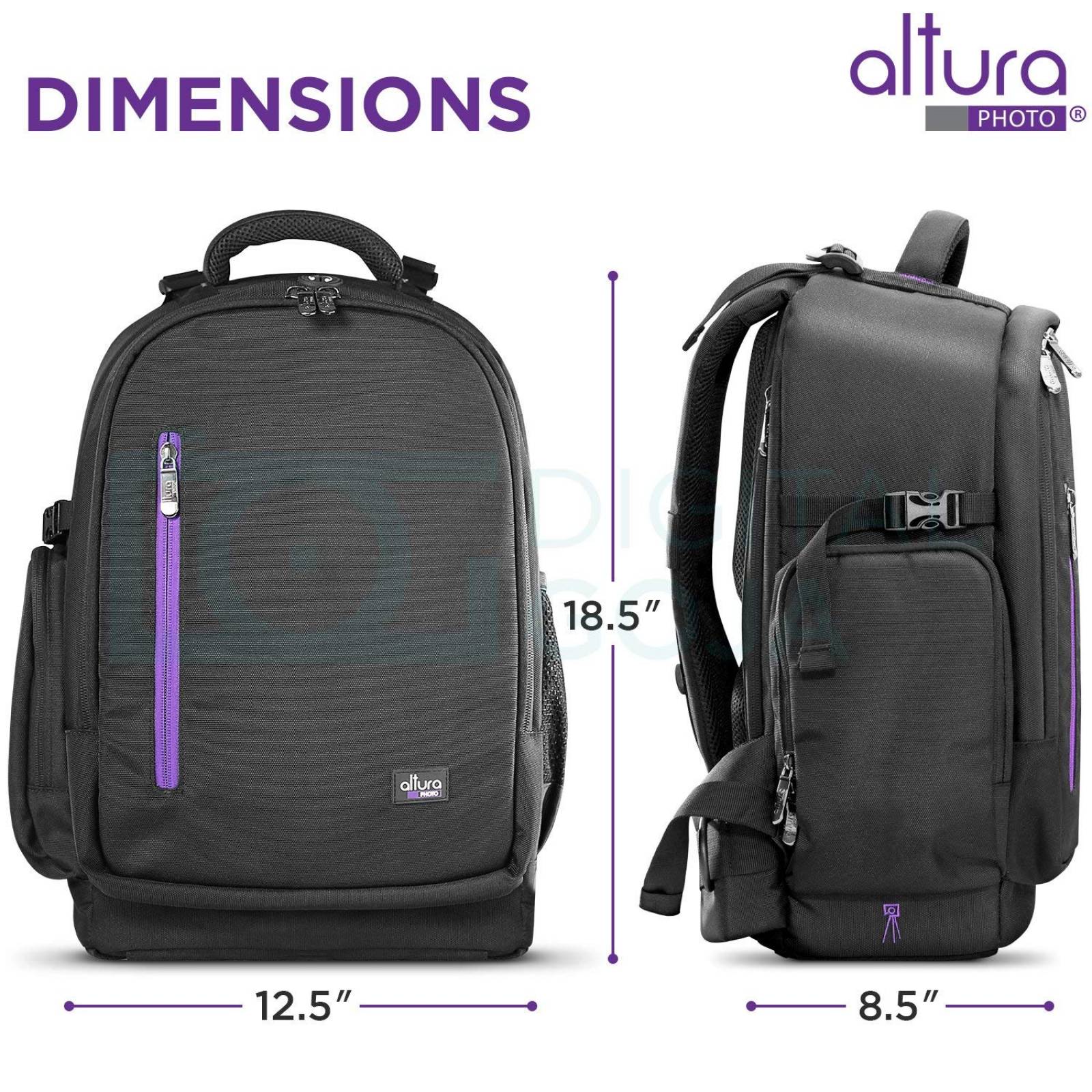 Mochila Altura Photo Great Explorer Para Cámara Dslr -negro