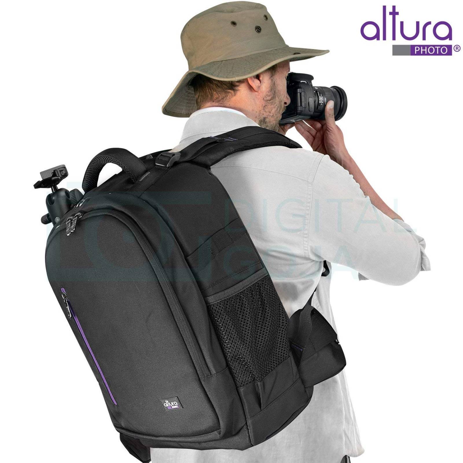 Mochila Altura Photo Great Explorer Para Cámara Dslr -negro