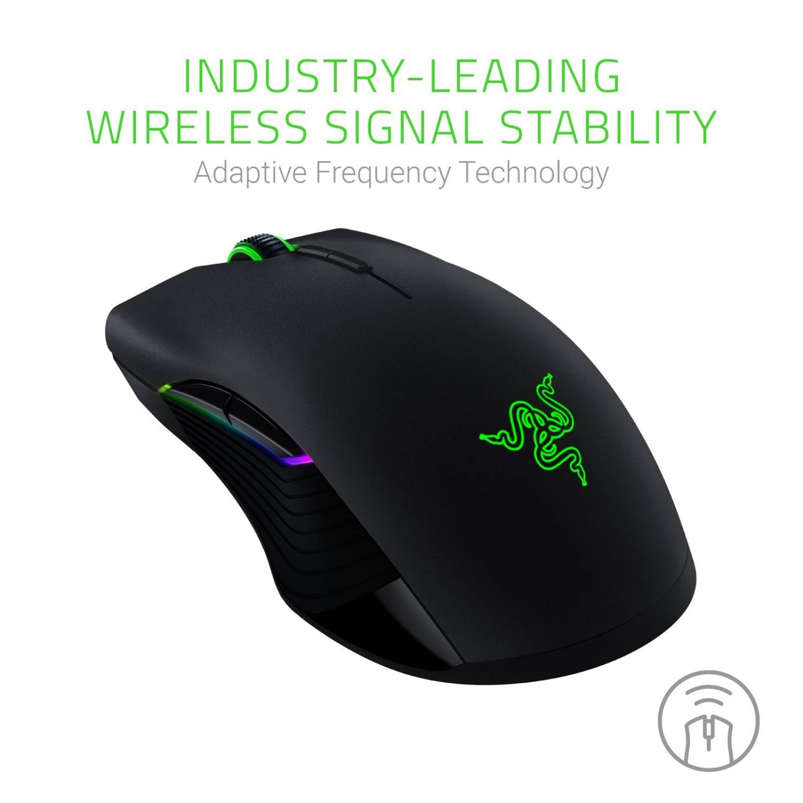 Mouse Gamer Razer Lancehead Rgb Ambidiestro Inalámbrico